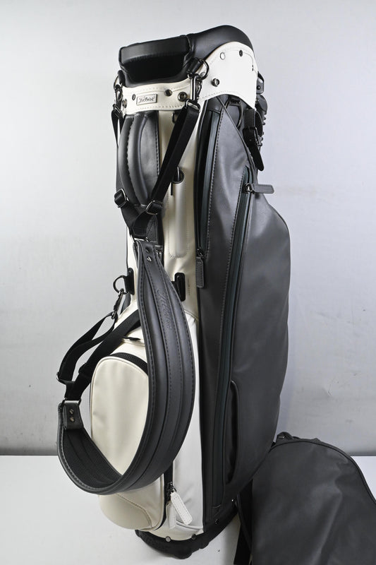 Titleist Link Legends Stand Bag / 4-Way Divider / Grey, White