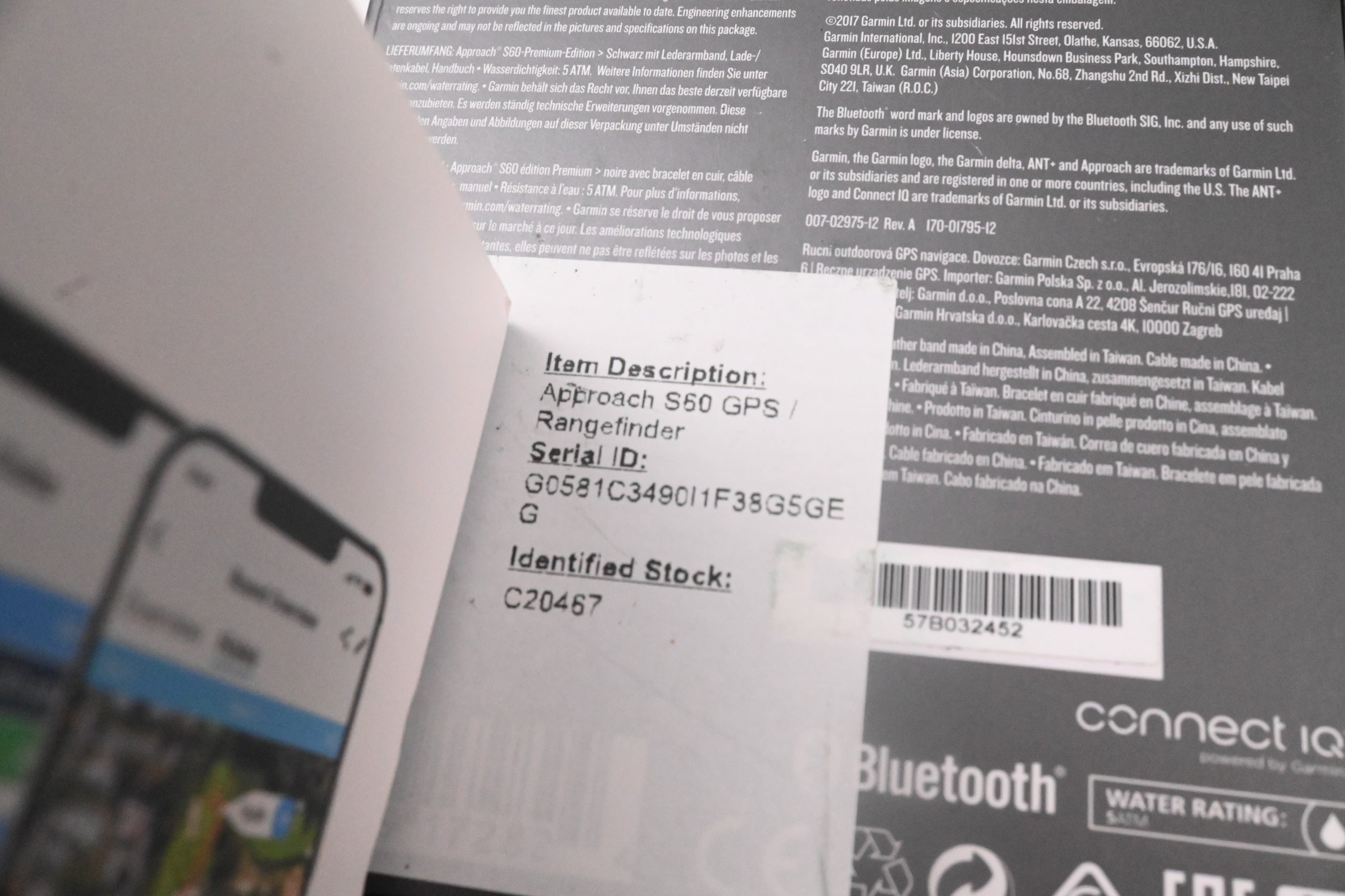 Garmin Approach S60 / GPS Watch