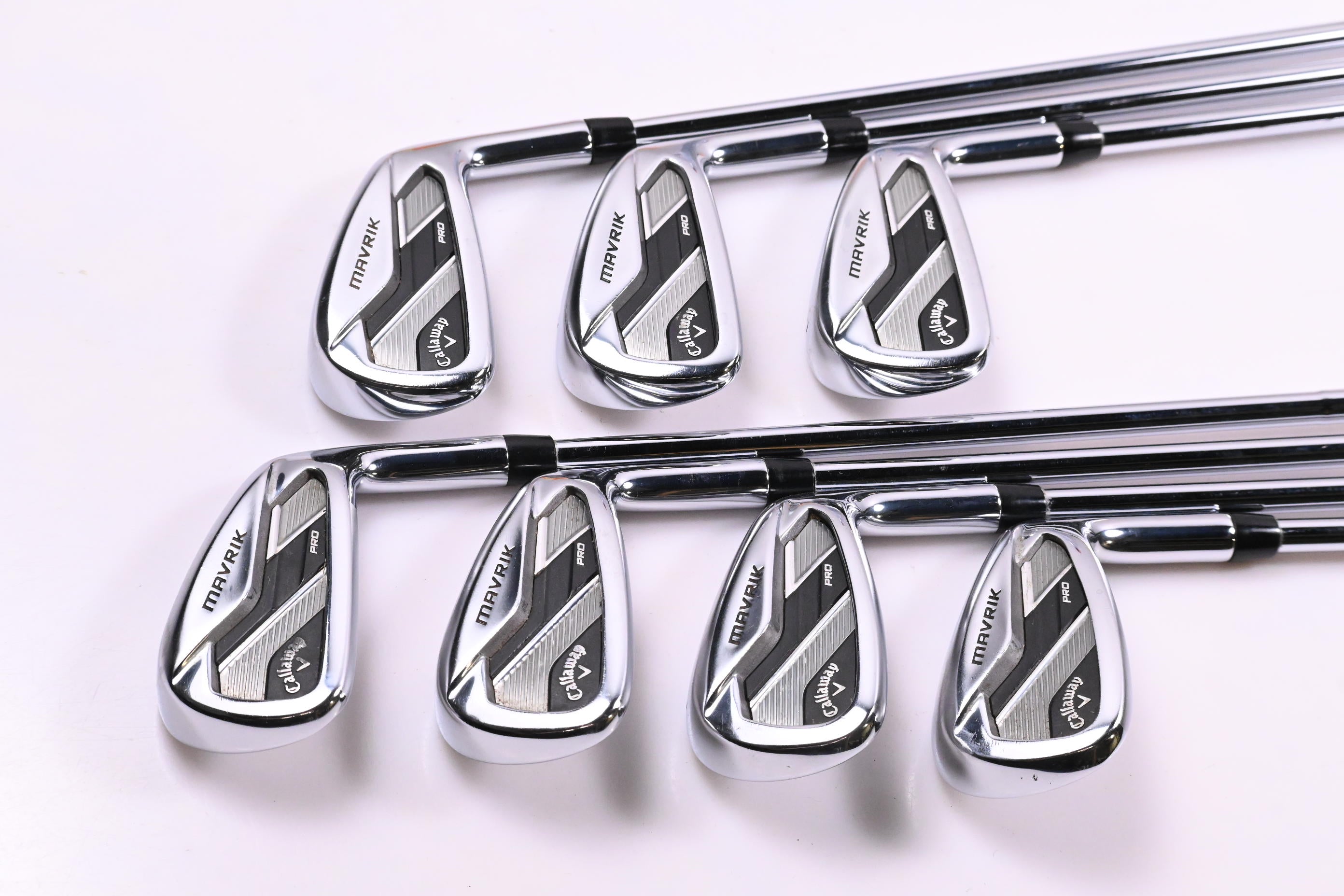 Callaway Mavrik Pro Irons / 4-PW / Stiff Flex Elevate 105 Shafts