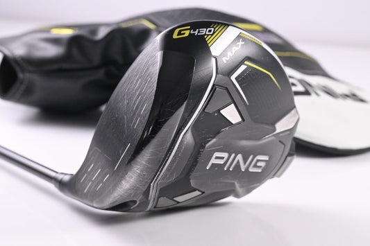 Left Hand Ping G430 Max Driver / 10.5 Degree / Regular Flex HZRDUS RDX Smoke Red
