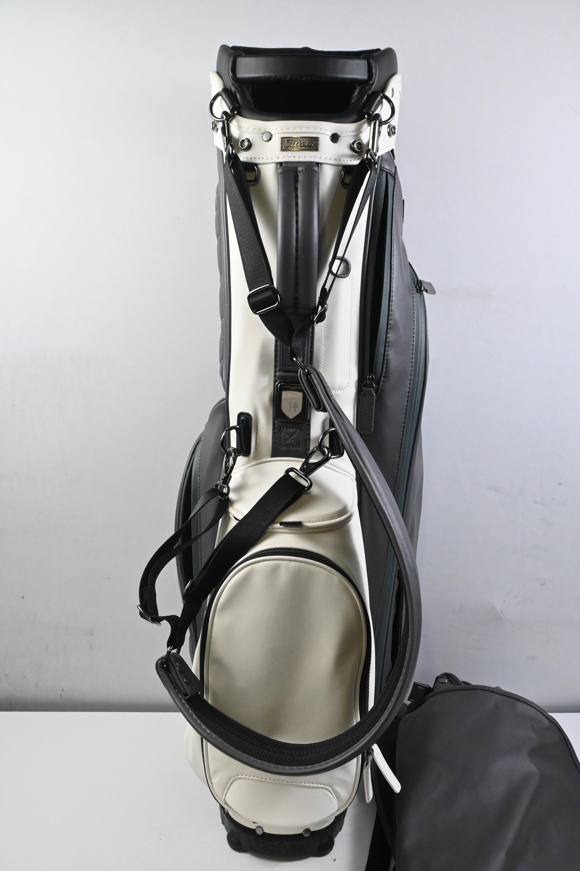 Titleist Link Legends Stand Bag / 4-Way Divider / Grey, White
