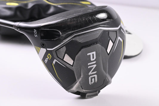 Left Hand Ping G430 Max Driver / 10.5 Degree / Regular Flex HZRDUS RDX Smoke Red