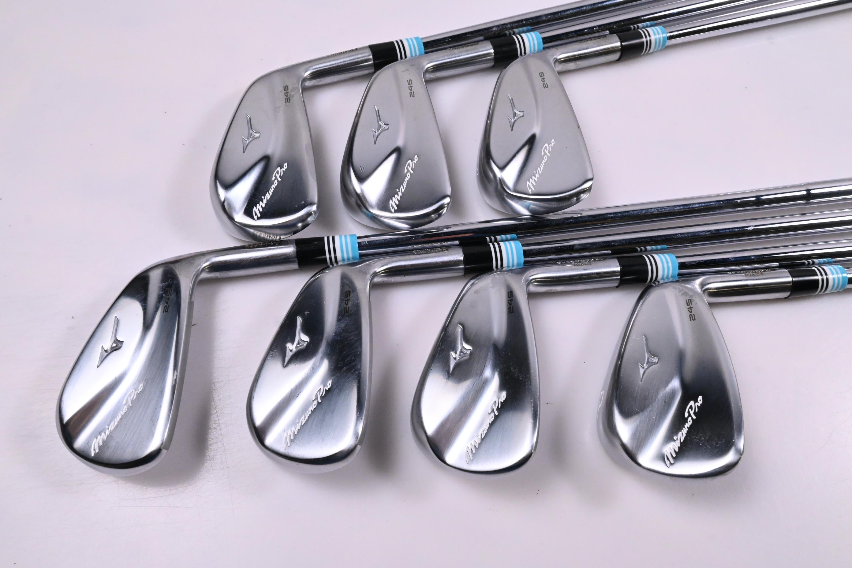 Mizuno Pro 245 Irons / 4-PW / Stiff Flex Dynamic Gold 105 S300 Shafts