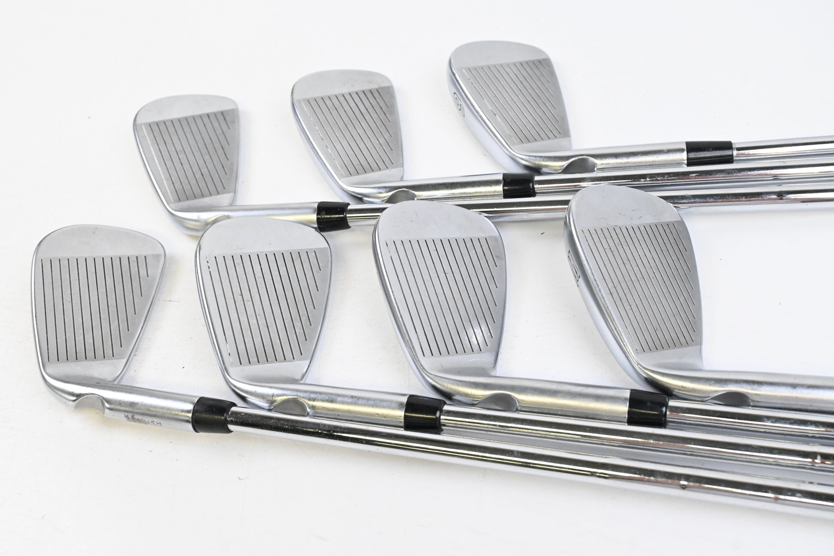 Ping i500 Irons / 4-PW / Orange Dot / Stiff Flex KBS Tour 90 Shafts