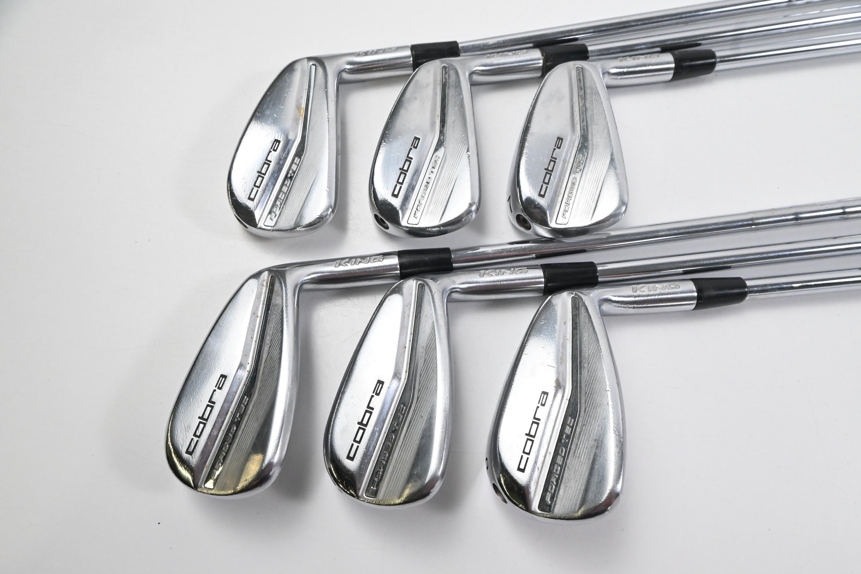 Cobra Forged Tec 2022 Irons / 5-PW / Stiff Flex KBS Tour 80 Shafts