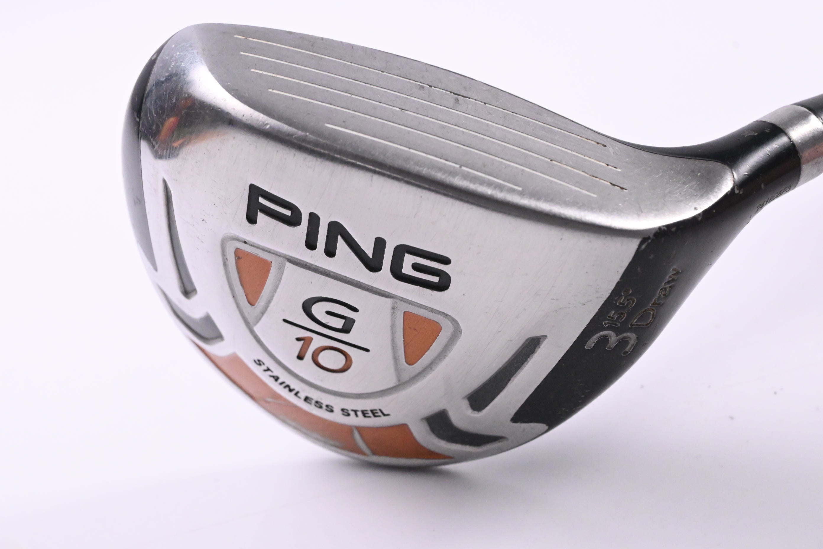 Ping G10 Draw #3 Wood / 15.5 Degree / Regular Flex Ping TFC 129 Shaft