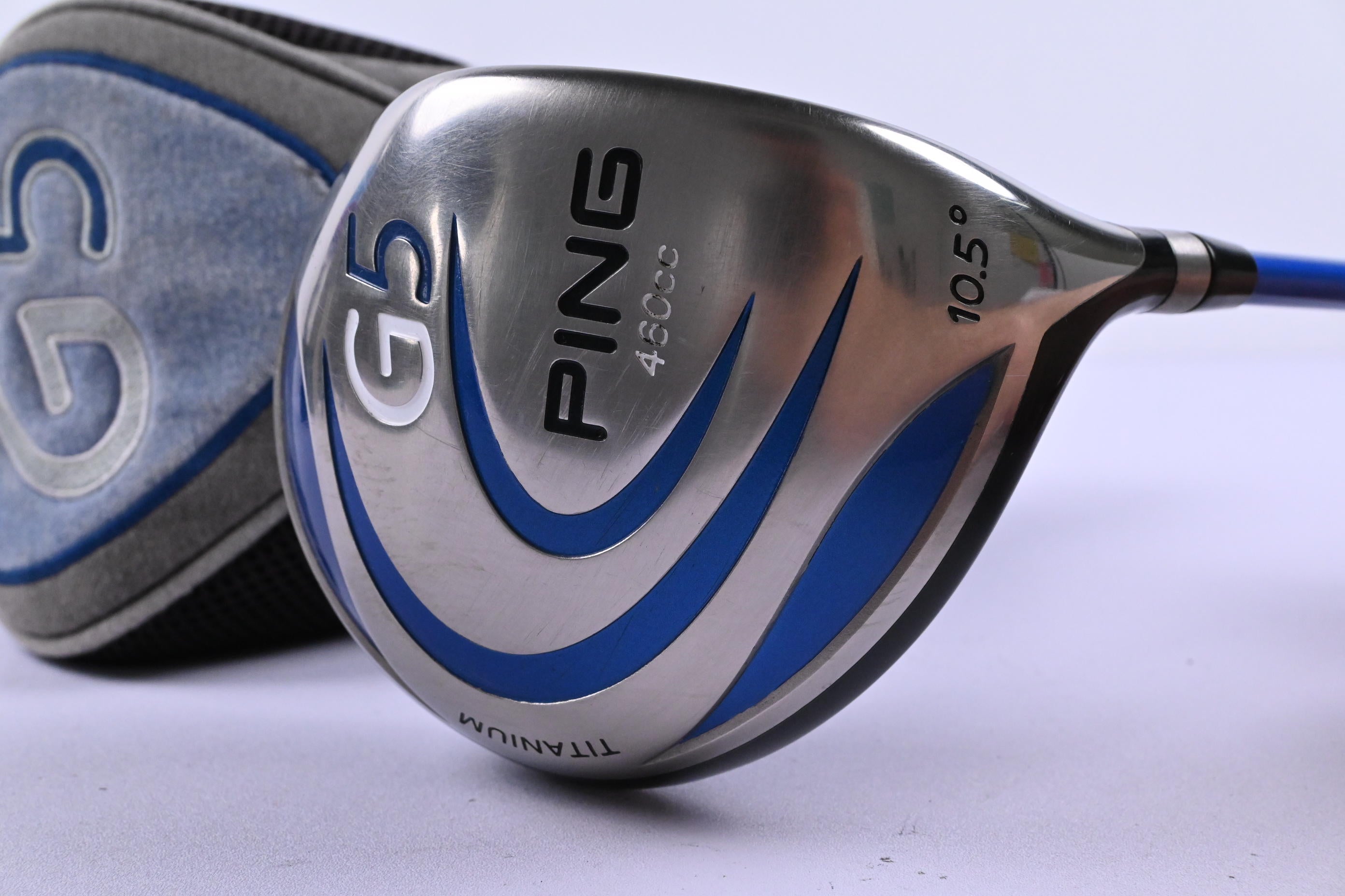 Ping G5 Driver / 10.5 Degree / Stiff Flex Grafalloy ProLaunch Blue 65 Shaft