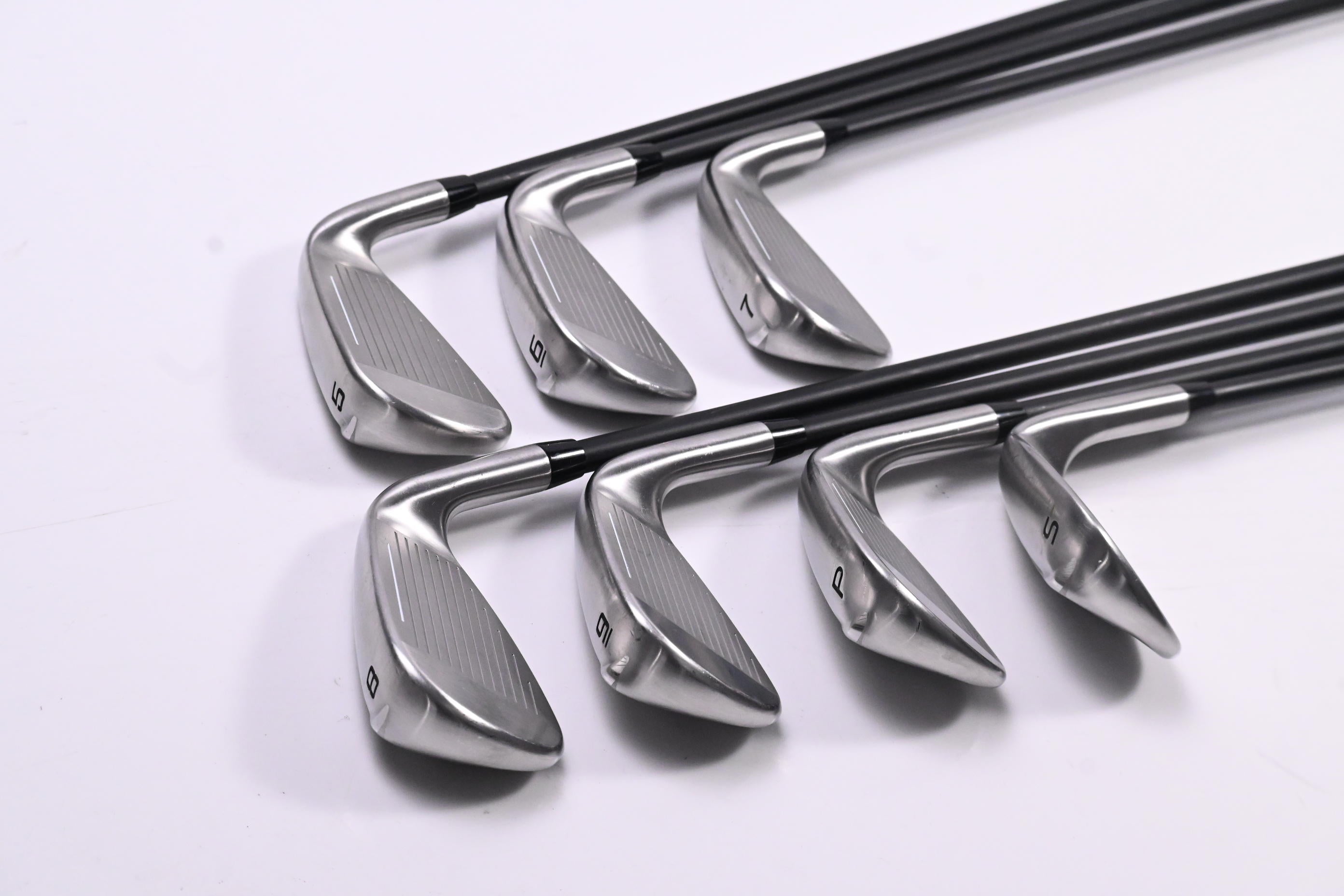 Left Hand Cobra Aerojet Irons / 5-PW+SW / Regular Flex KBS PGI 75 Shafts