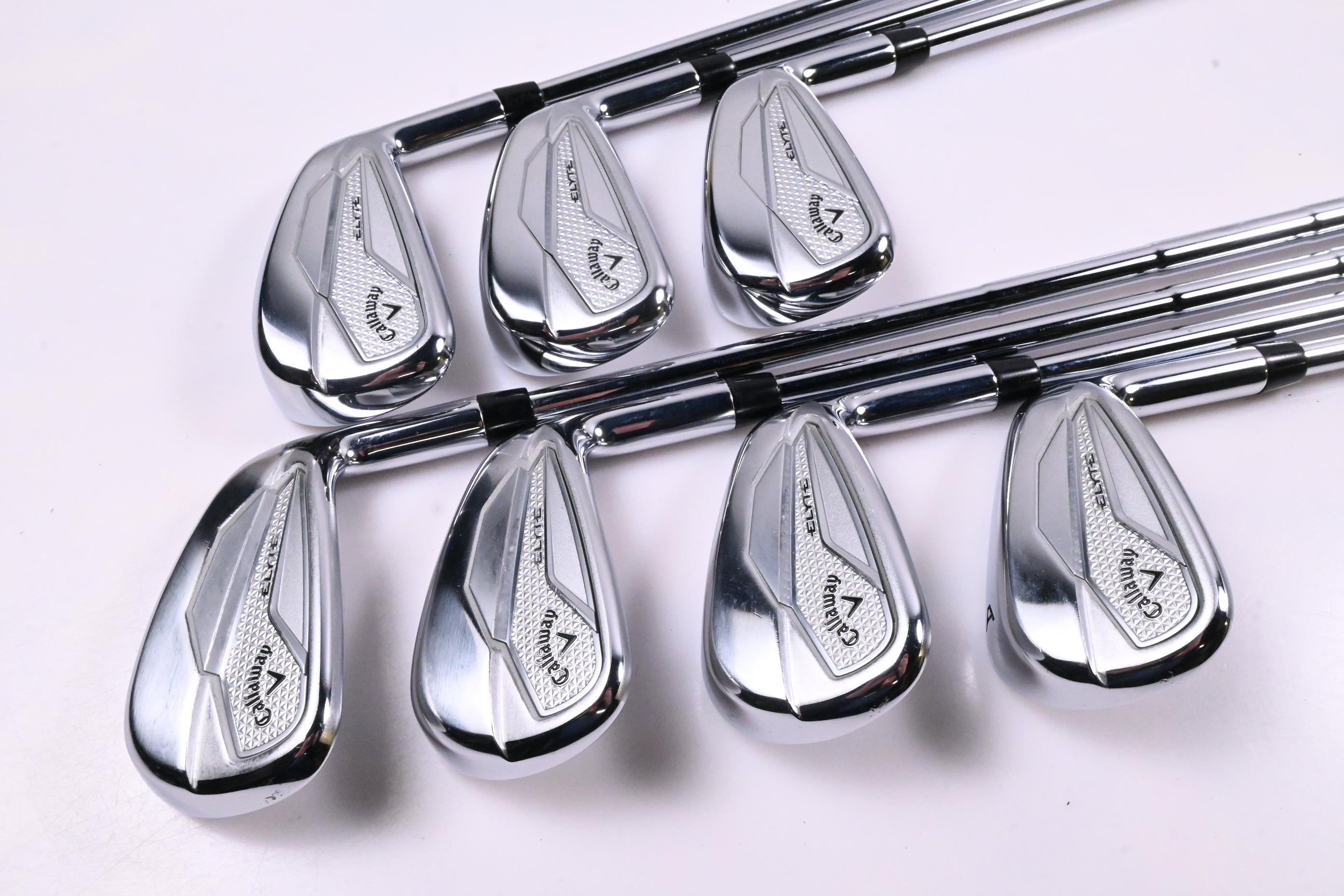 Callaway Elyte Irons / 5-PW+GW / Stiff Flex Dynamic Gold Mid 100 S300 Shafts