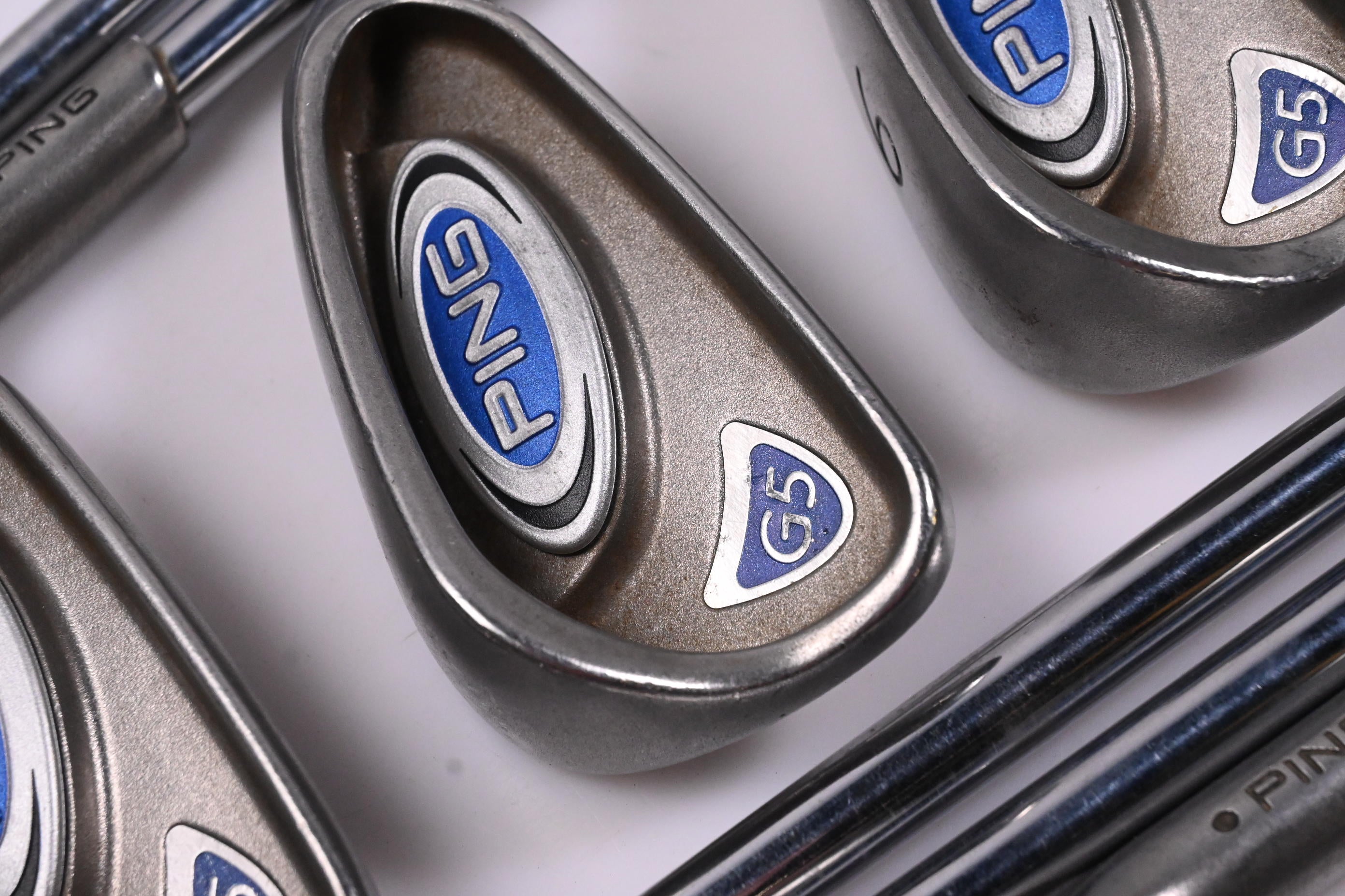 Ping G5 Irons / 3-PW+SW+LW / Black Dot / Stiff Flex Steel Shafts