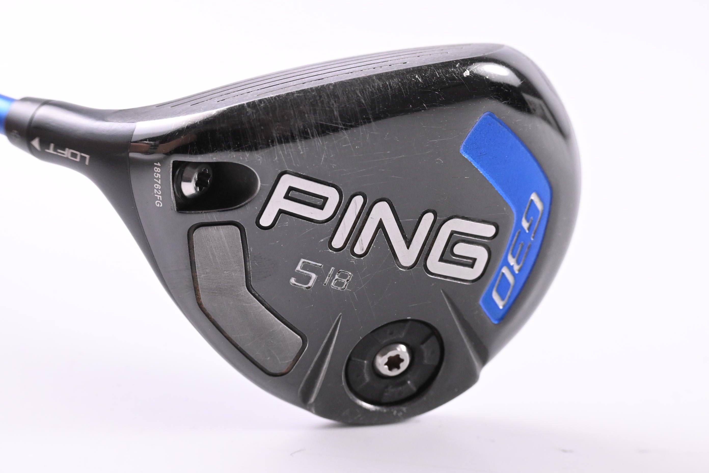 Left Hand Ping G30 #5 Wood / 18 Degree / Senior Flex Ping TFC 419 Shaft