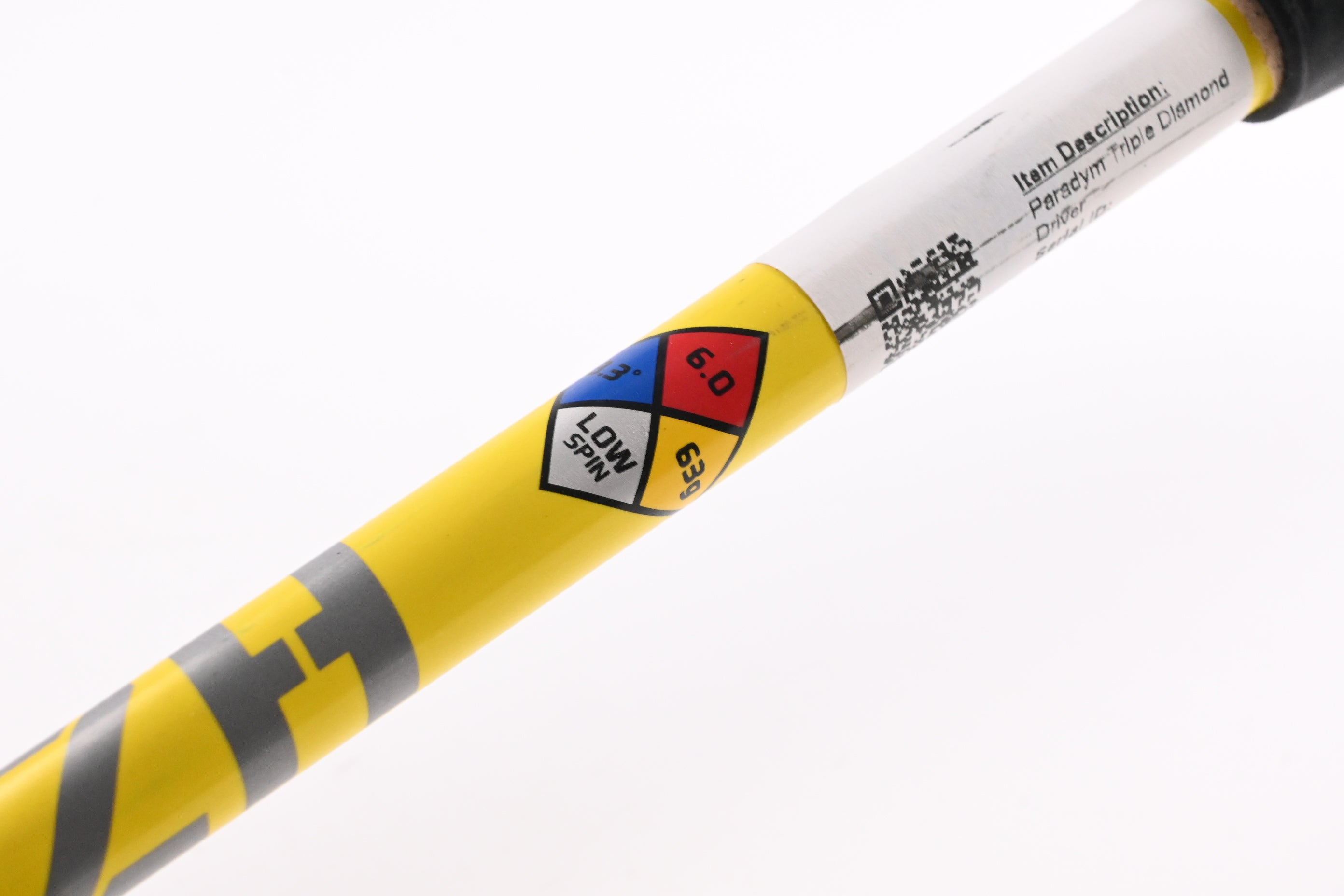 Callaway Paradym Triple Diamond Driver / 9 Degree / Stiff Flex HZRDUS Yellow 63