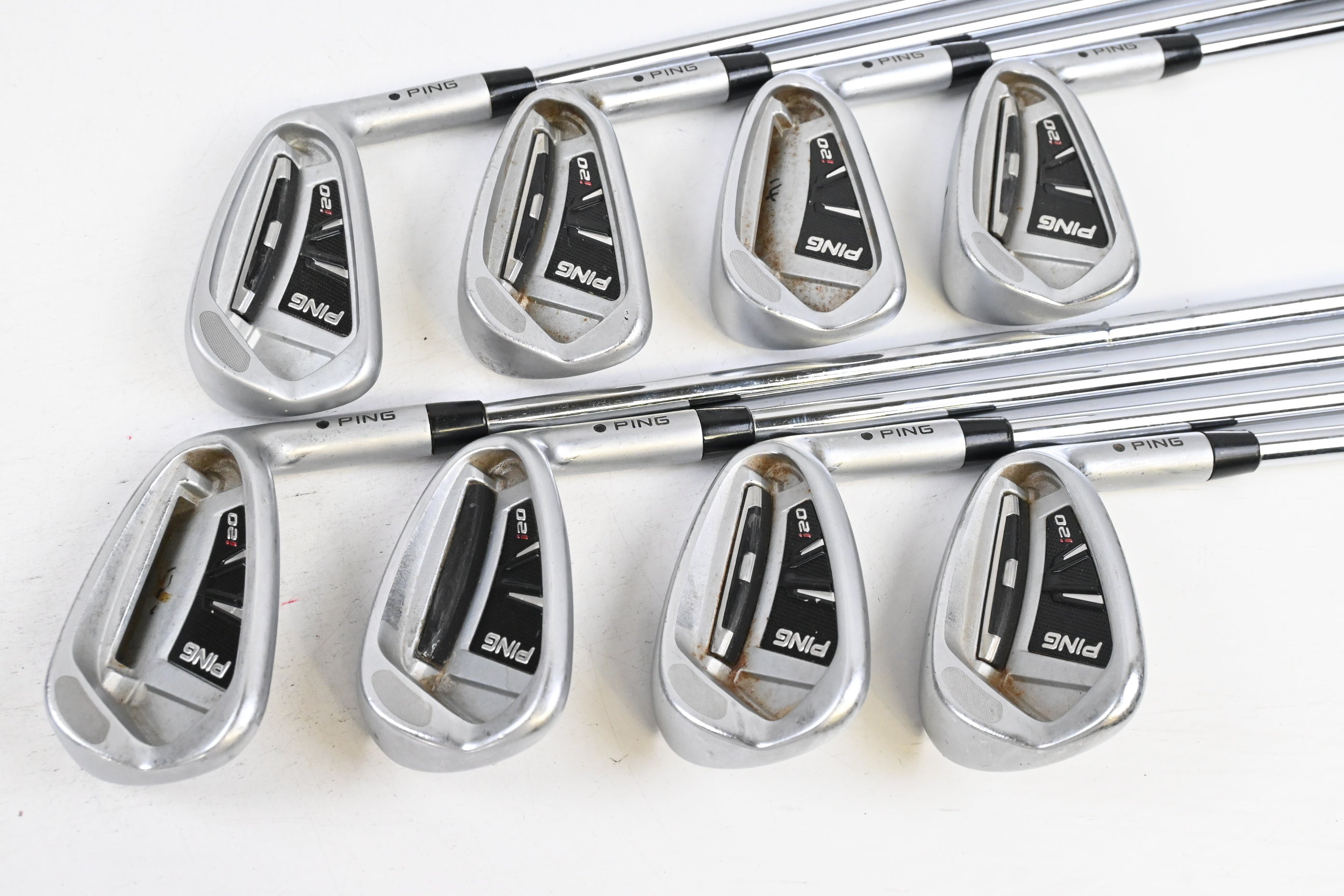 Ping i20 Irons / 4-PW+GW / Black Dot / Regular Flex Ping CFS Shafts