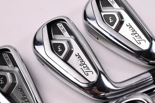 Left Hand Titleist T300 2021 Irons / 5-PW+48° / Regular Flex AMT Red R300 Shafts