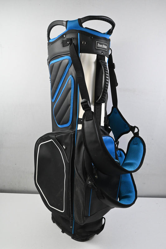 Tour Edge Stand Bag / 14-Way Divider / Black, White & Blue