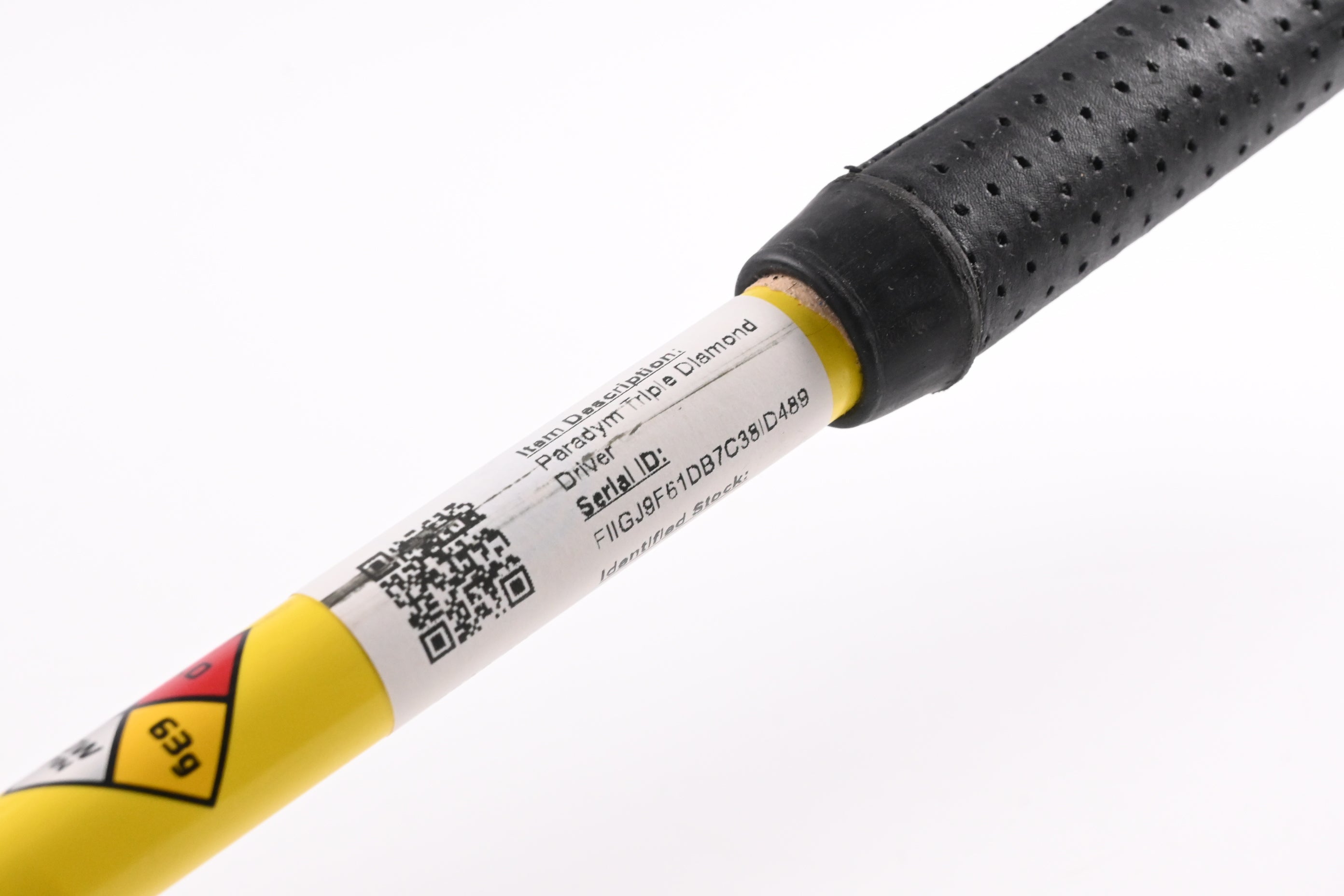 Callaway Paradym Triple Diamond Driver / 9 Degree / Stiff Flex HZRDUS Yellow 63