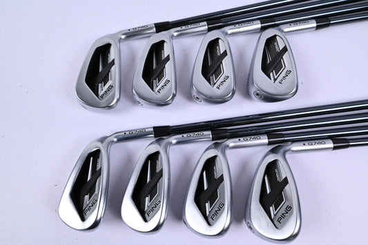 Ping G740 Irons / 6-PW+GW+50°+SW / Black Dot / Regular Flex Recoil Dart 75