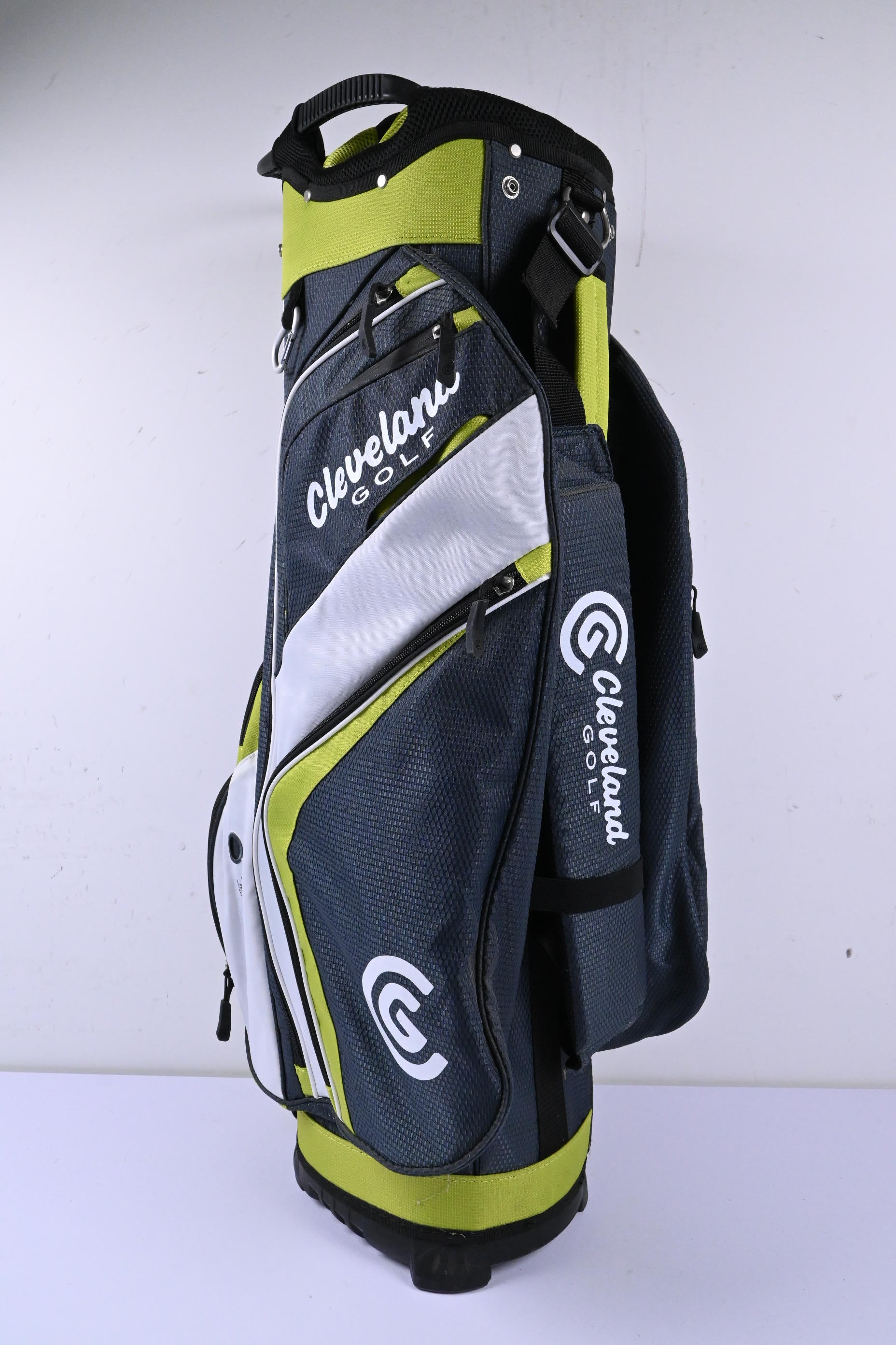 Cleveland Cart Bag / 14-Way Divider / Grey, White & Green