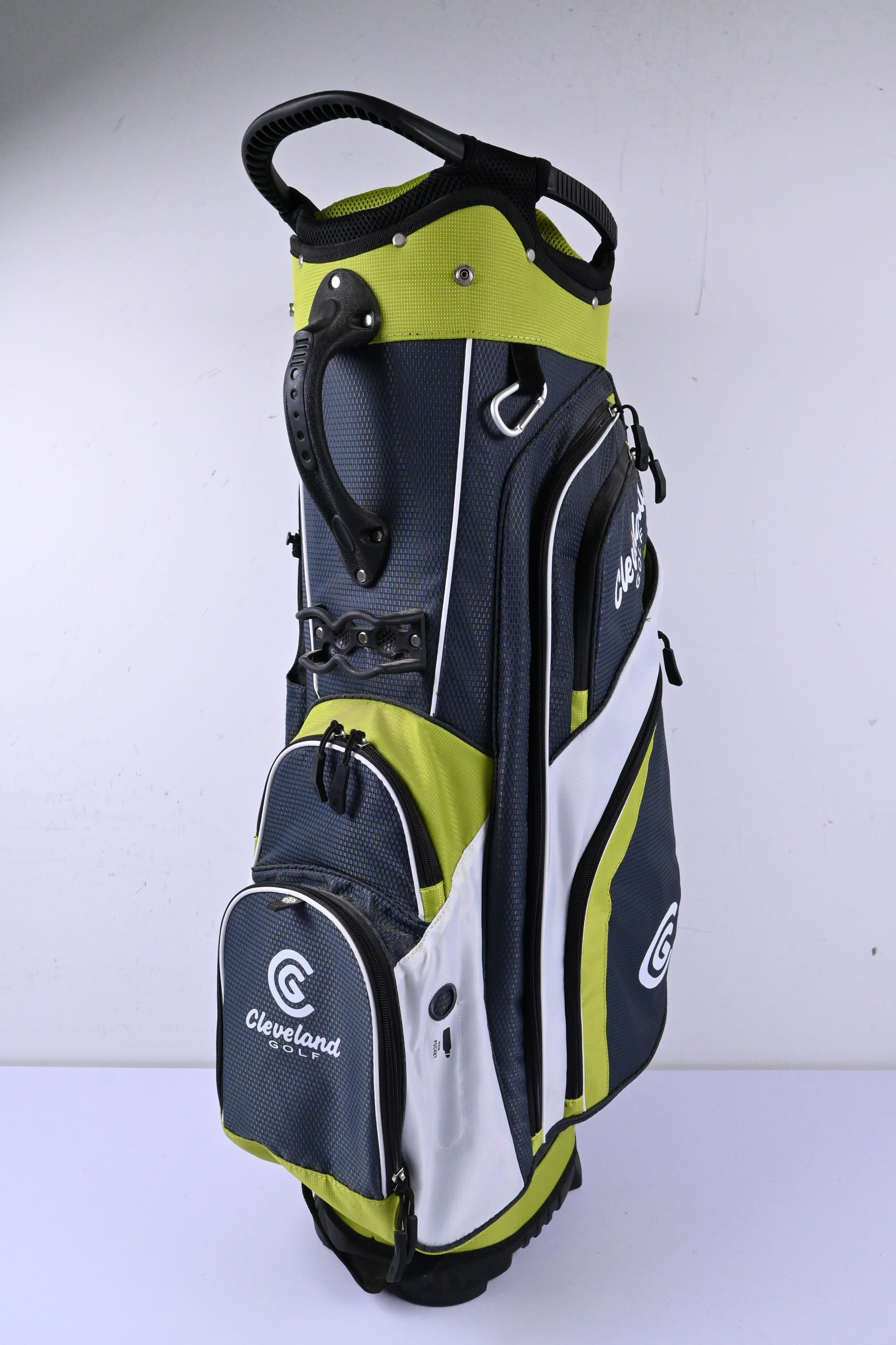 Cleveland Cart Bag / 14-Way Divider / Grey, White & Green
