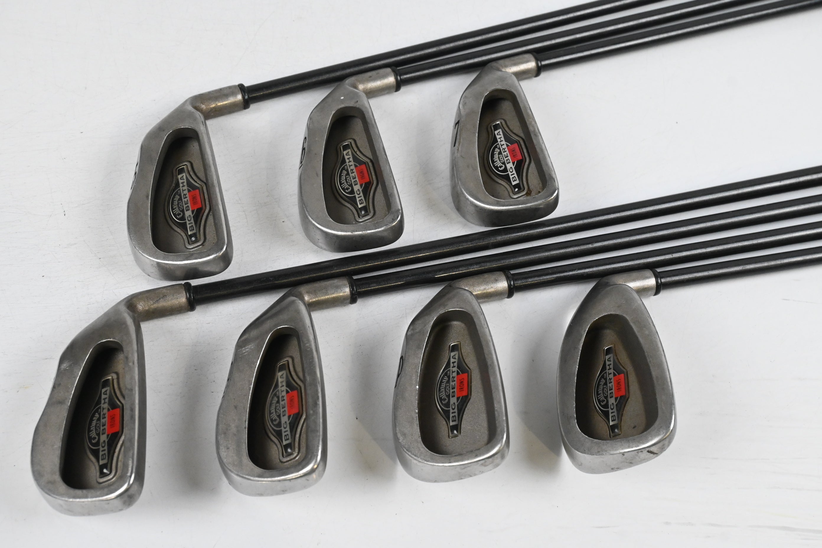 Callaway Big Bertha 1996 Irons / 5-PW+SW / Regular Flex RCH 96 Shafts