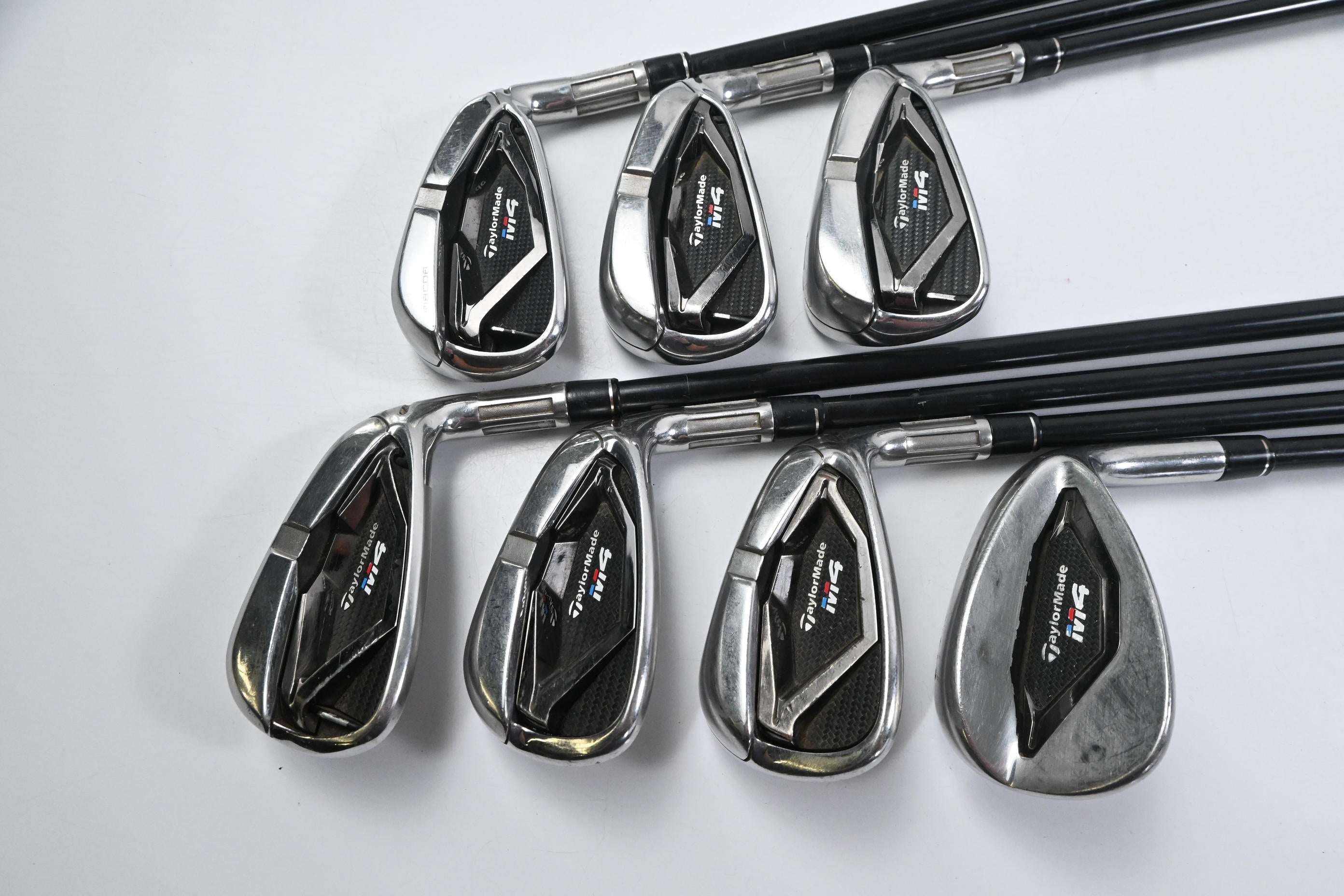 Taylormade M4 Irons / 5-PW+SW / Regular Flex Fujikura Atmos Red 6 Shafts
