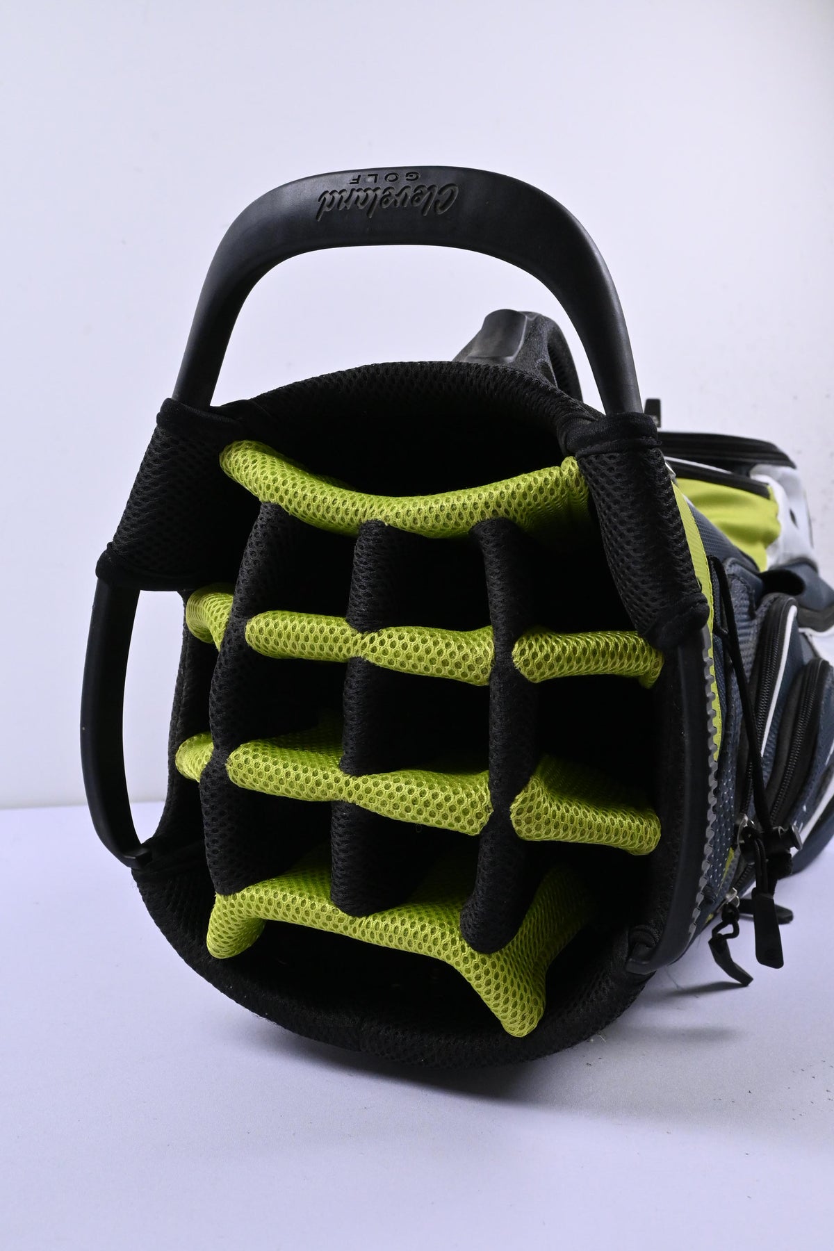 Cleveland Cart Bag / 14-Way Divider / Grey, White & Green