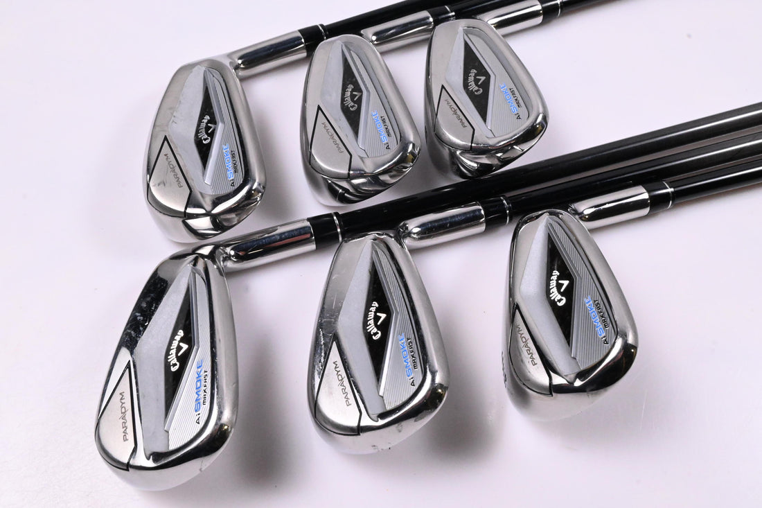 Callaway Paradym Ai Smoke Max Fast Irons / 6-PW+SW / Senior Flex Tensei Blue 40