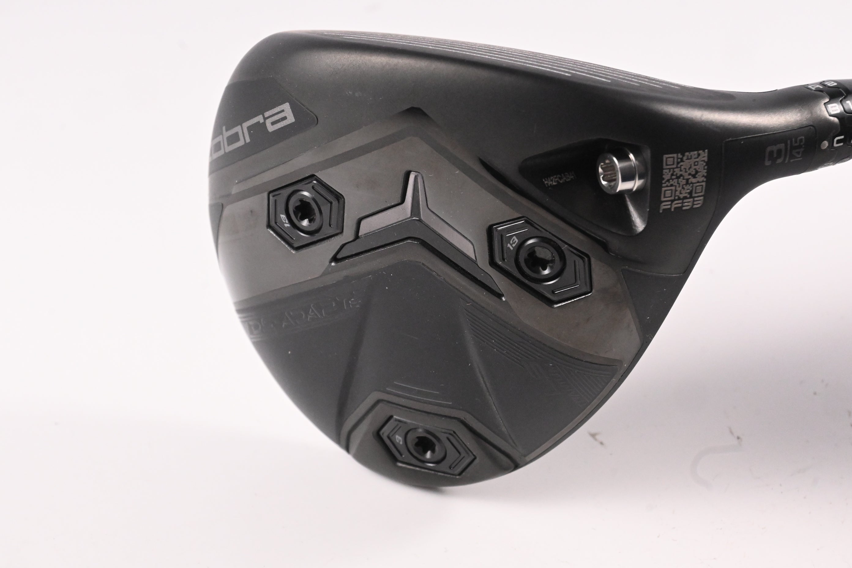 Cobra DS-Adapt LS Titanium #3 Wood / 14.5 Degree / Stiff Flex Denali Black 70