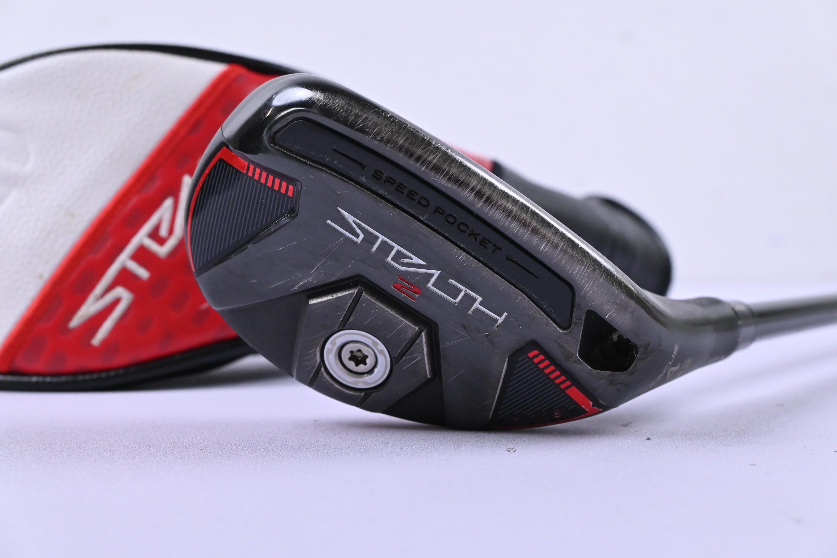 Taylormade Stealth 2 Plus #4 Hybrid / 22 Degree / Stiff Flex Kai'li Red 85 Shaft