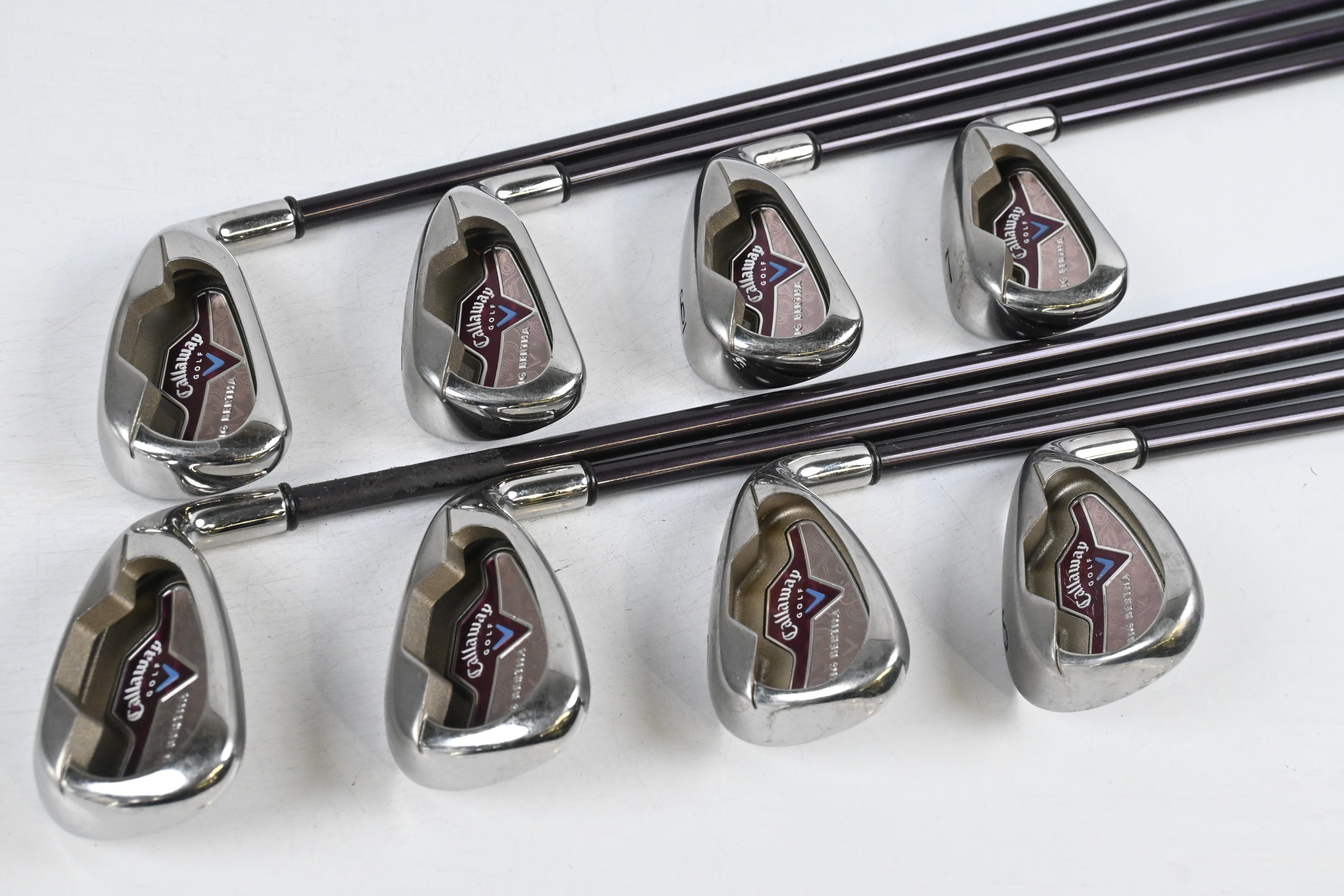 Ladies Callaway Big Bertha 2006 Irons / 4-PW+SW / Ladies Flex Callaway 45 Shafts