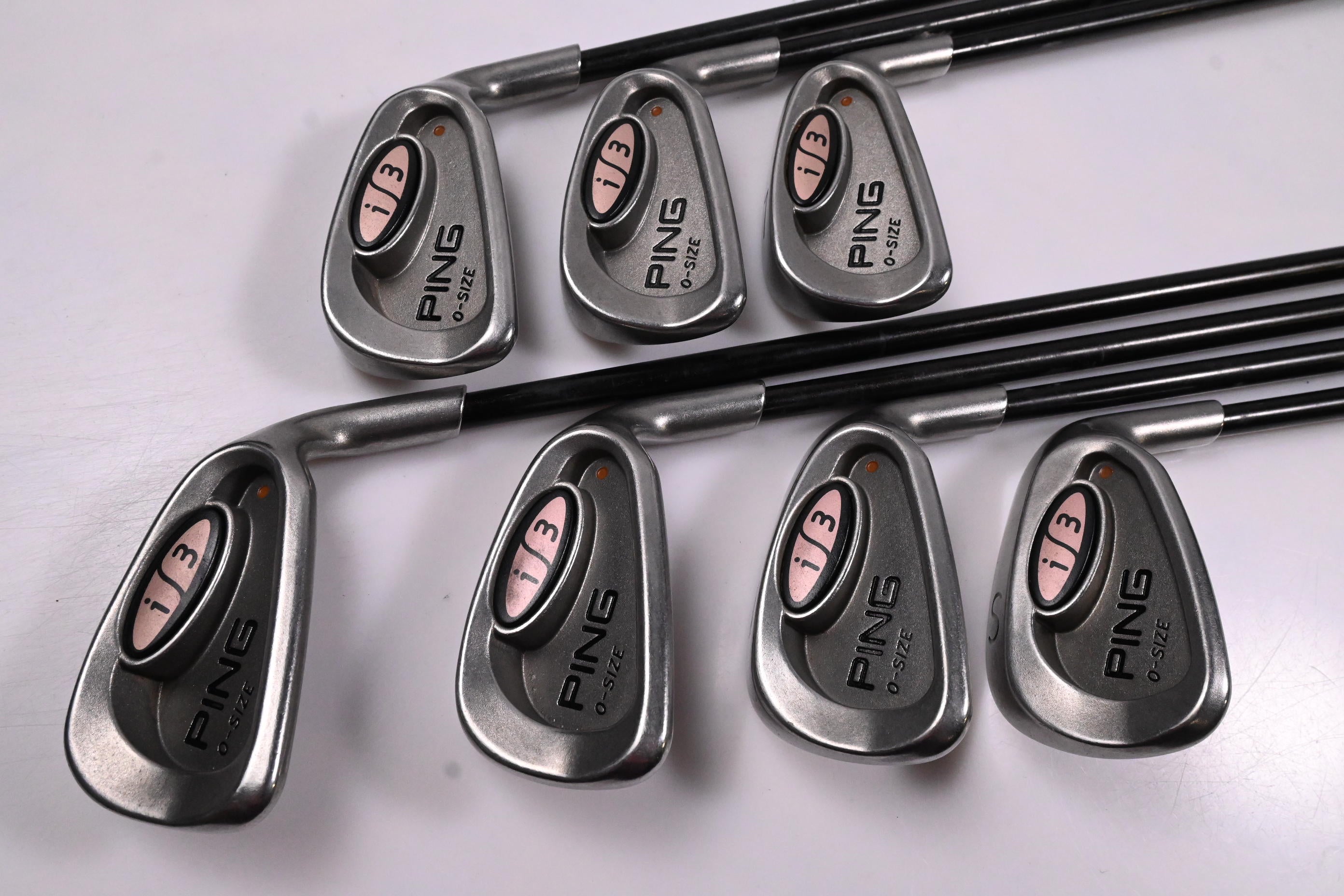 Ping i3 O-Size Irons / 5-PW+SW / Brown Dot / Senior Flex Ping 350 Series Shafts