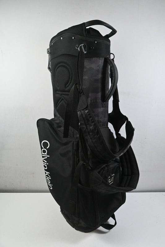 Calvin Klein Stand Bag / 14-Way Divider / Black, White