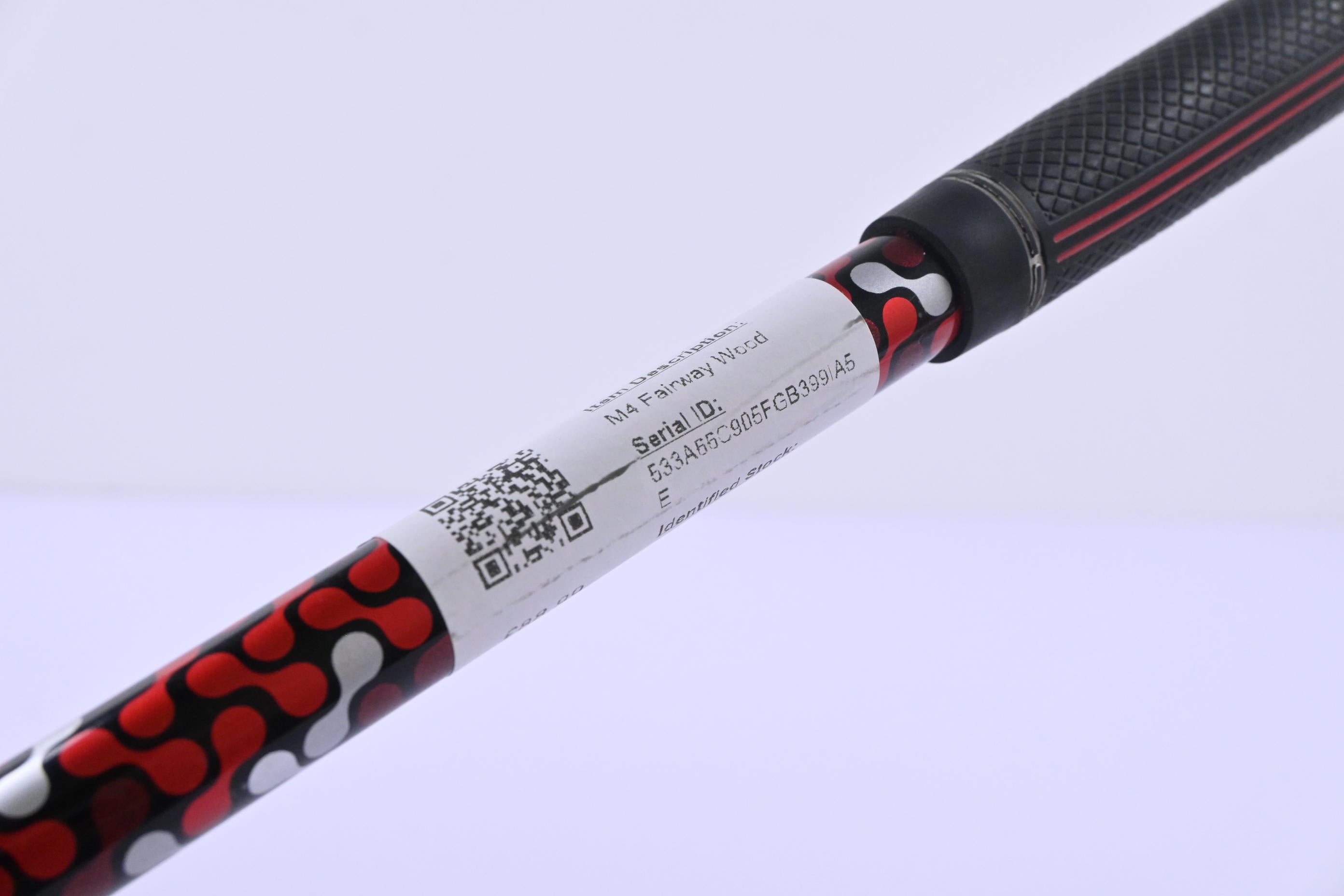 Left Hand Taylormade M4 #3 Wood / 15 Degree / Regular Flex Fujikura Atmos Red 5