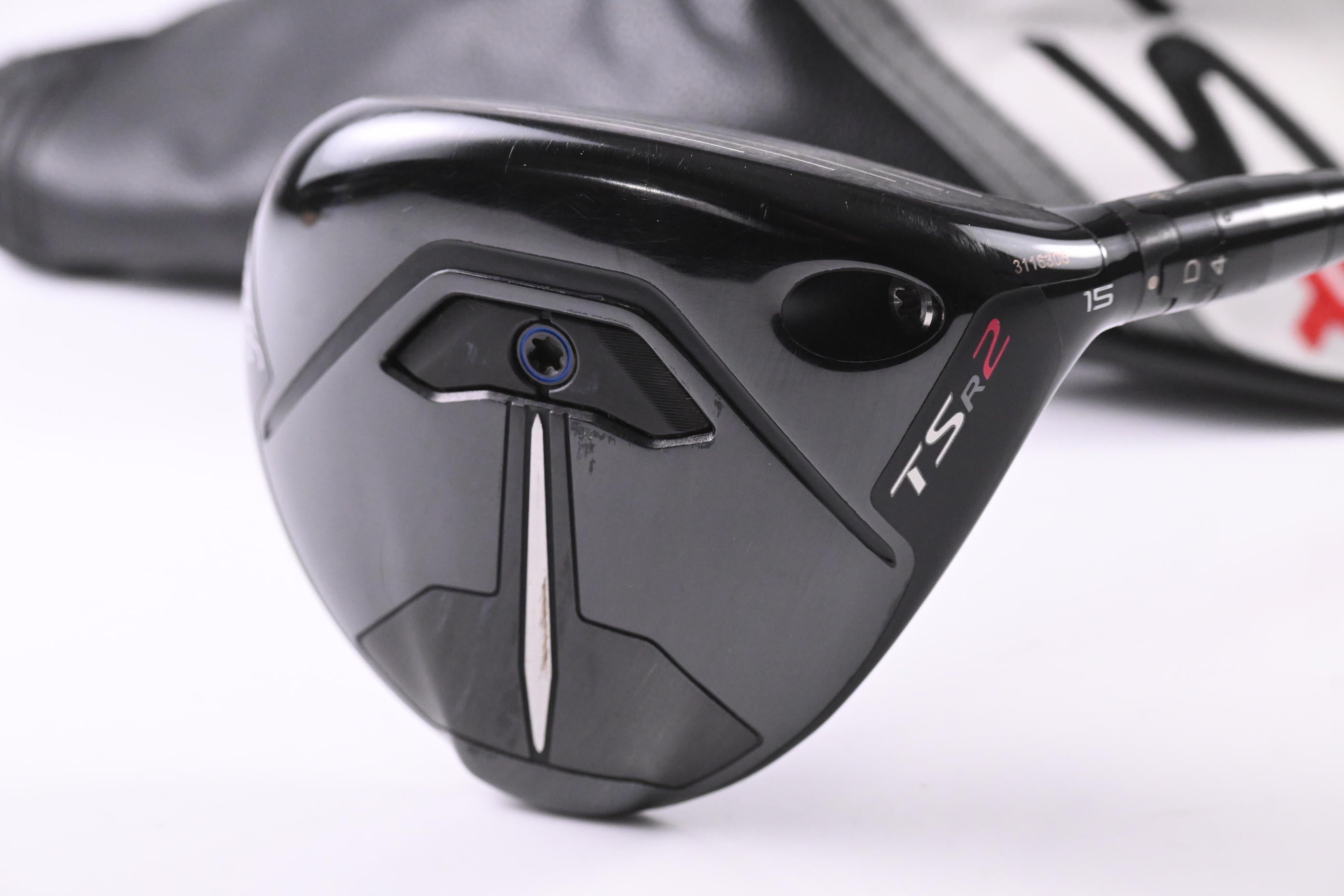 Titleist TSR2 #3 Wood / 15 Degree / Stiff Flex HZRDUS Black 70 Shaft