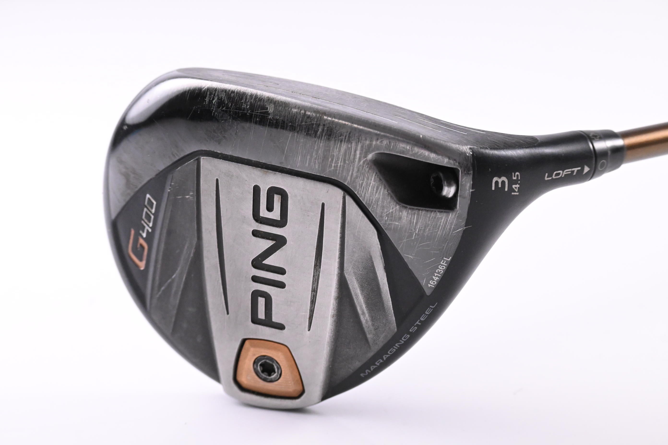 Ping G400 #3 Wood / 14.5 Degree / Regular Flex Ping Alta CB 65 Shaft