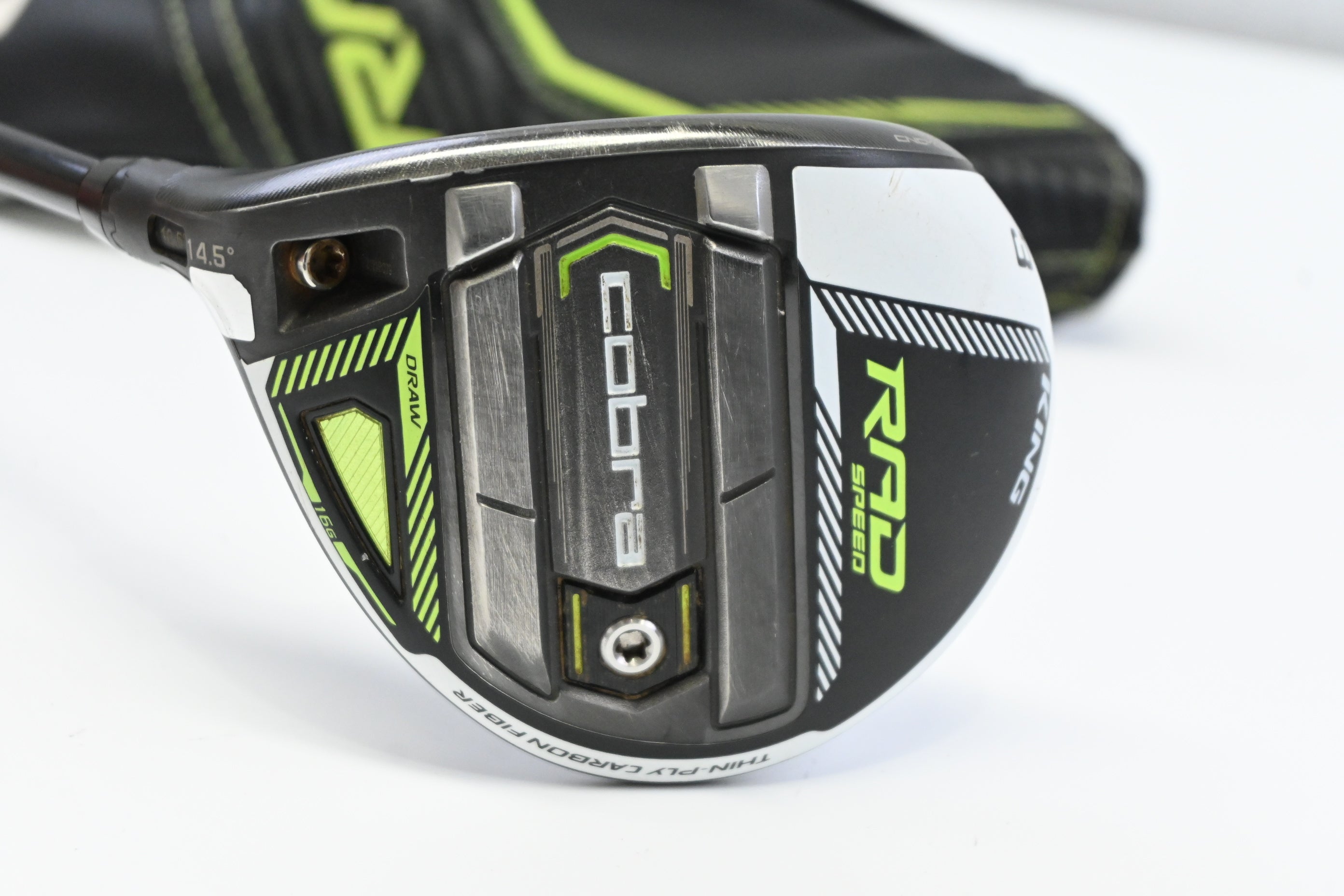 Left Hand Cobra King Radspeed Draw #3 Wood / 14.5 Degree / Stiff Flex Fujikura