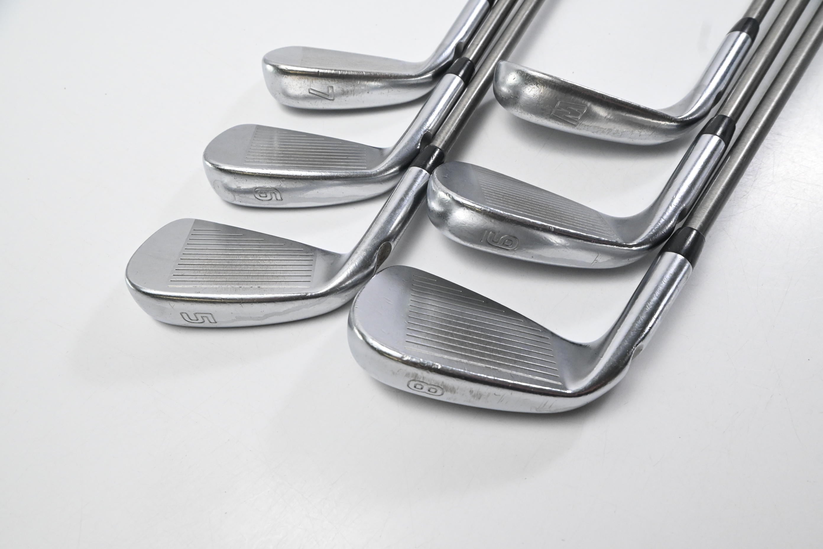 Ping i210 Irons / 5-PW / Blue Dot / Regular Flex Aerotech SteelFiber I70 CW