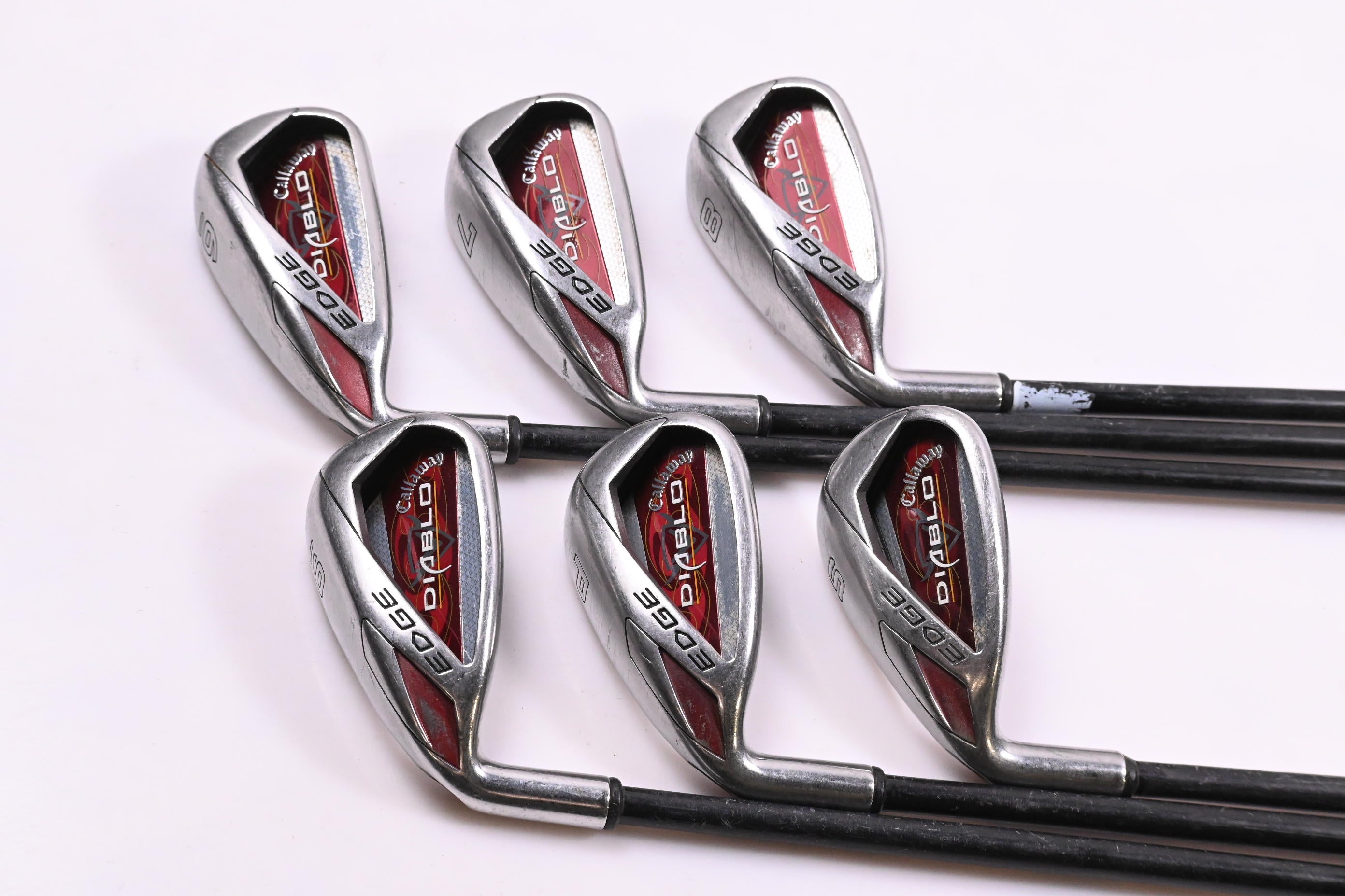 Left Hand Callaway Diablo Edge Irons / 6-PW+SW / Regular Flex Callaway 75