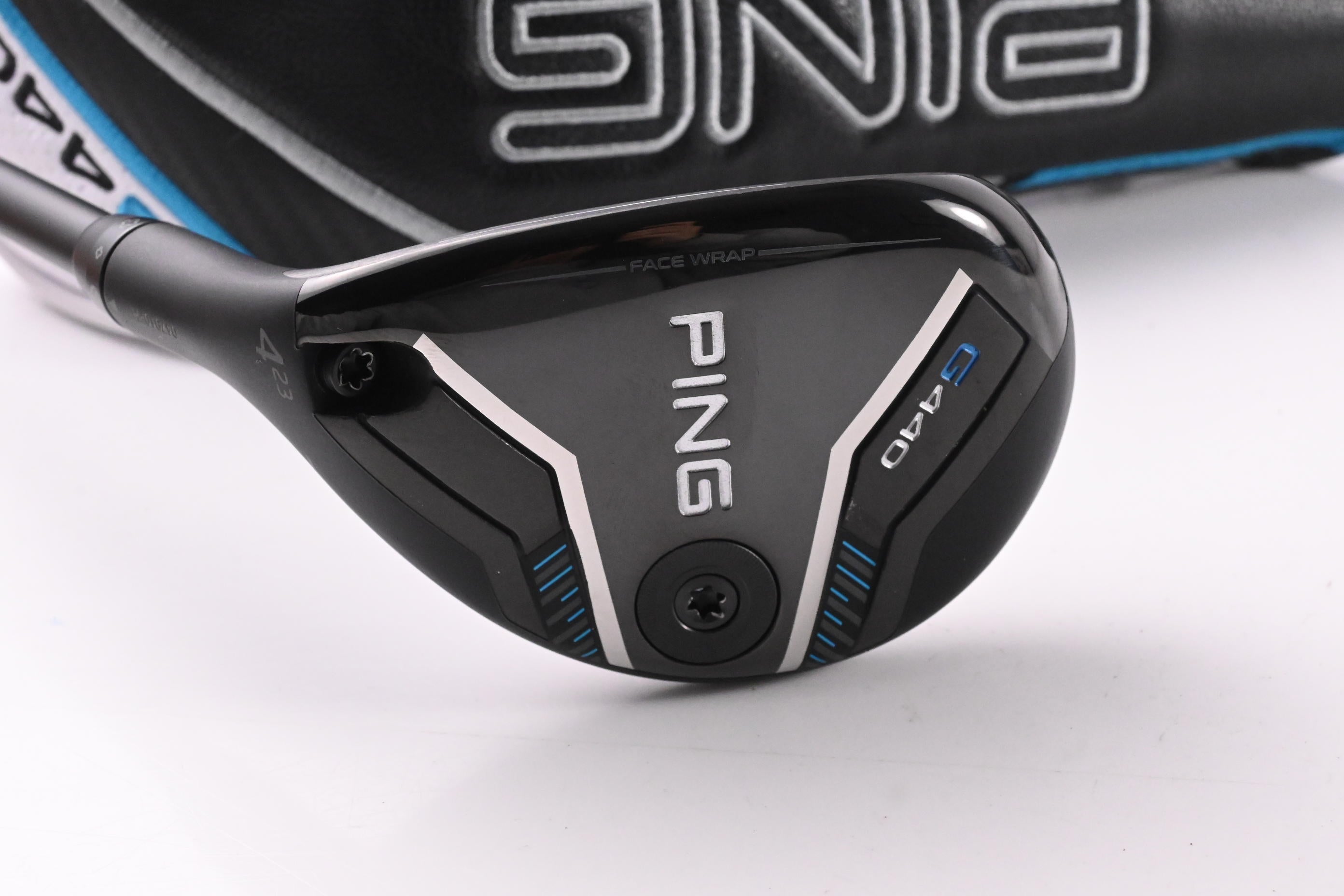 Left Hand Ping G440 #4 Hybrid / 23 Degree / Regular Flex Ping Alta CB Blue 70