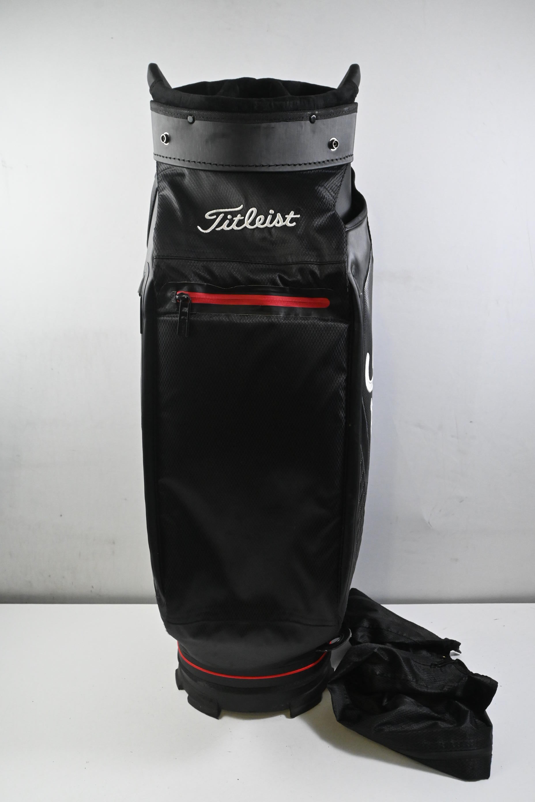 Titleist StaDry Cart Bag / 15-Way Divider / Black, White & Red