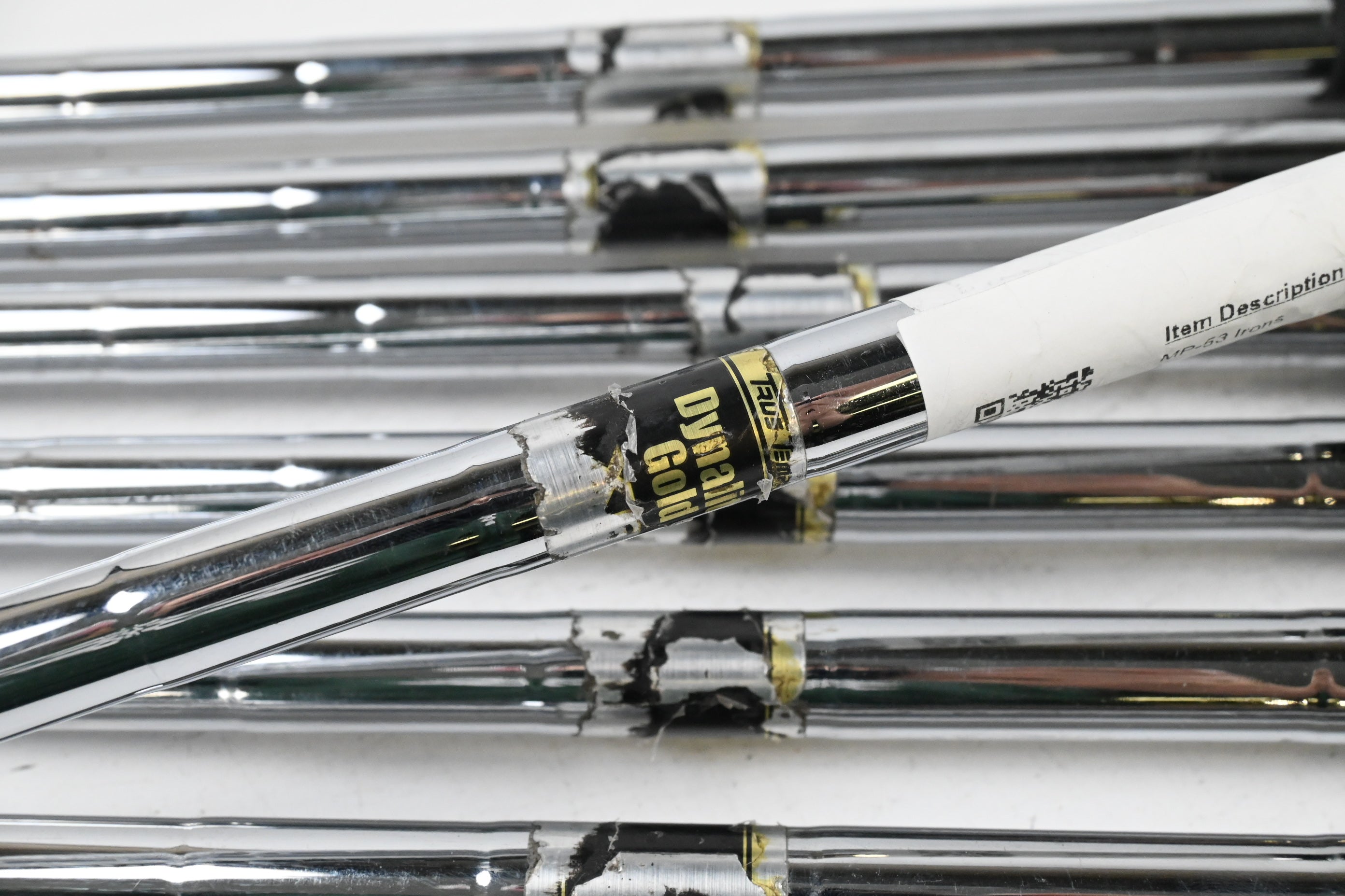 Mizuno MP-53 Irons / 4-PW / Regular Flex Dynamic Gold R300 Shafts