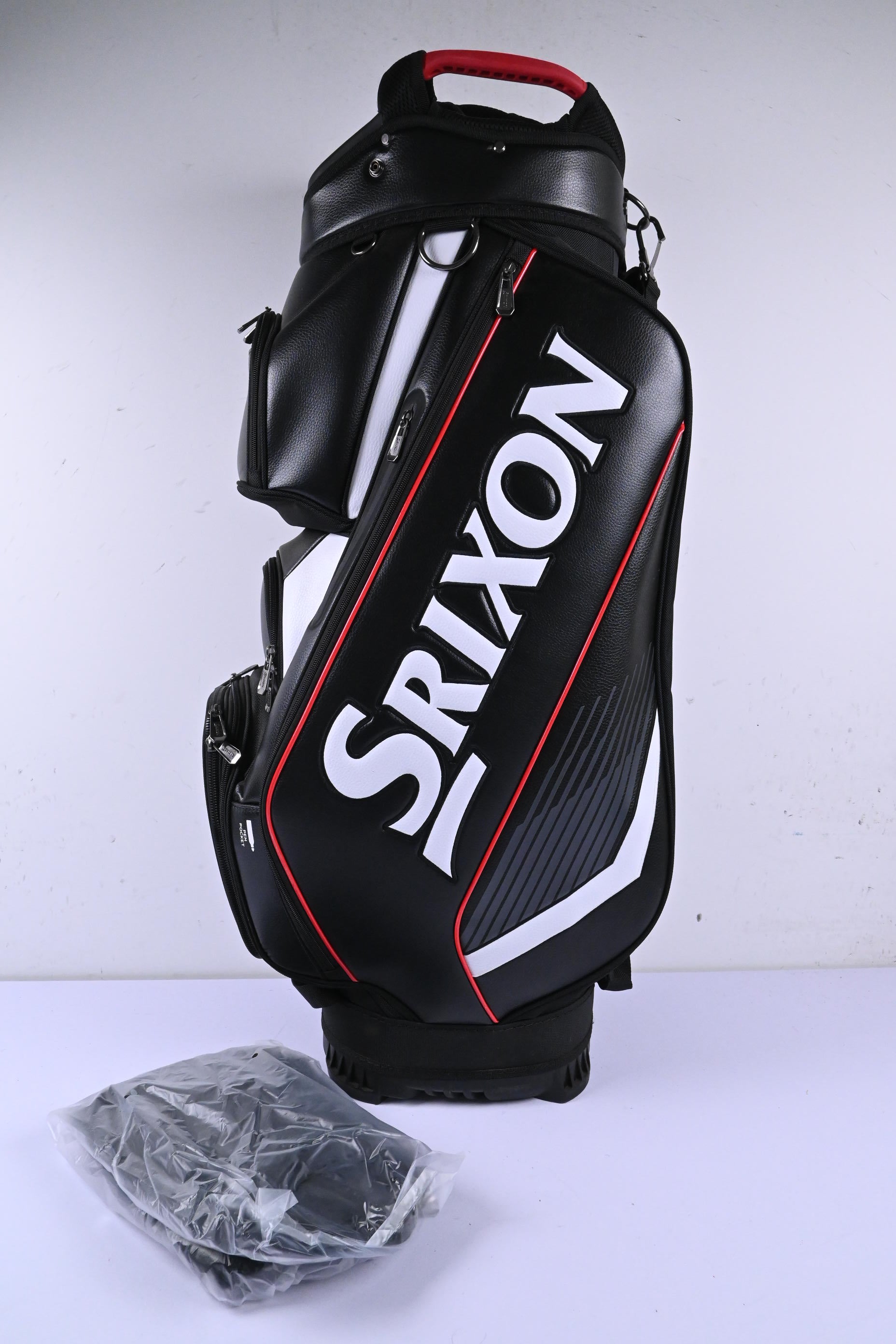 Srixon Cart Bag / 14-Way Divider / Black, White & Red