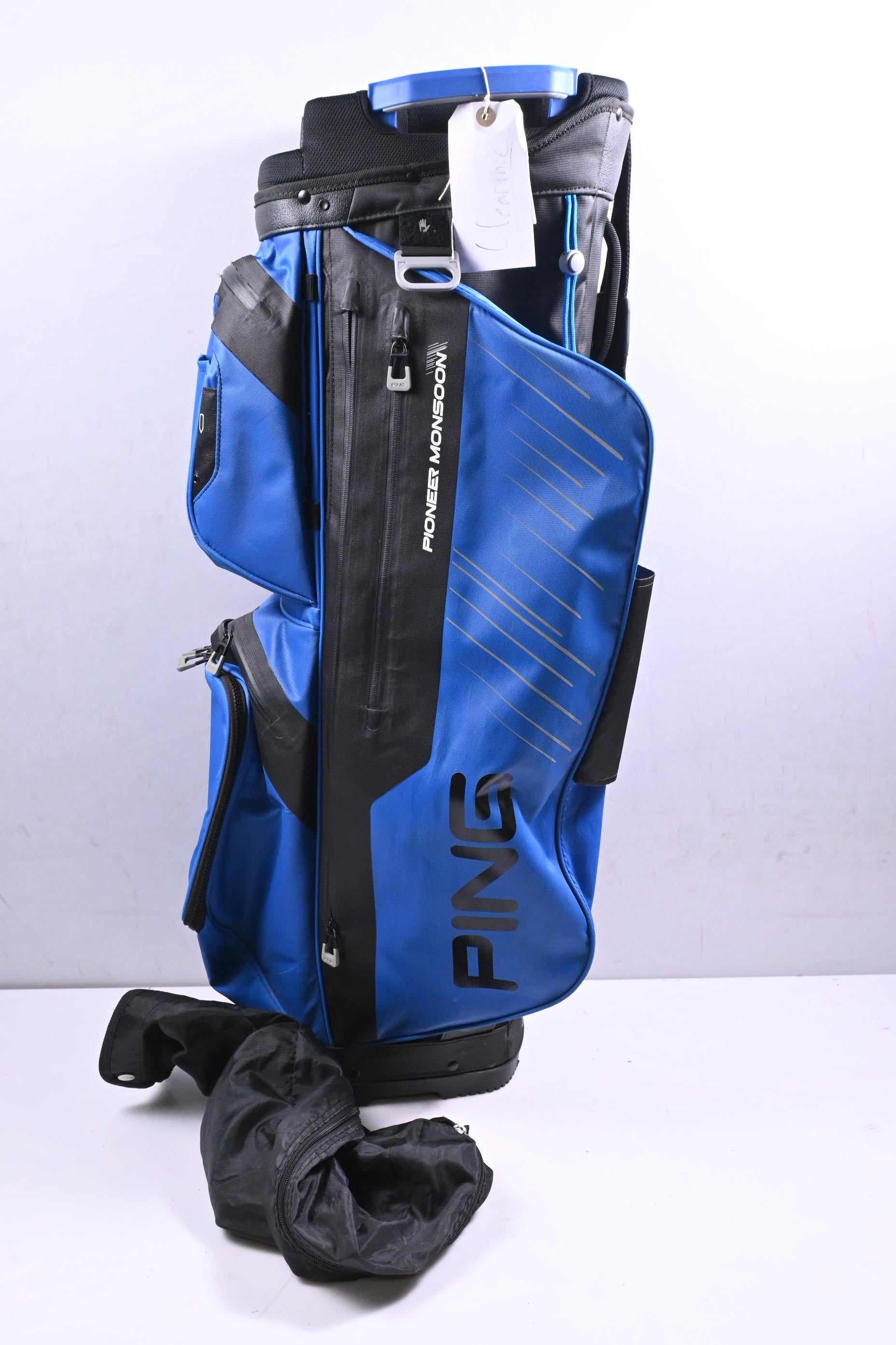 Ping Pioneer Monsoon Cart Bag / 15-Way Divider / Black, Blue