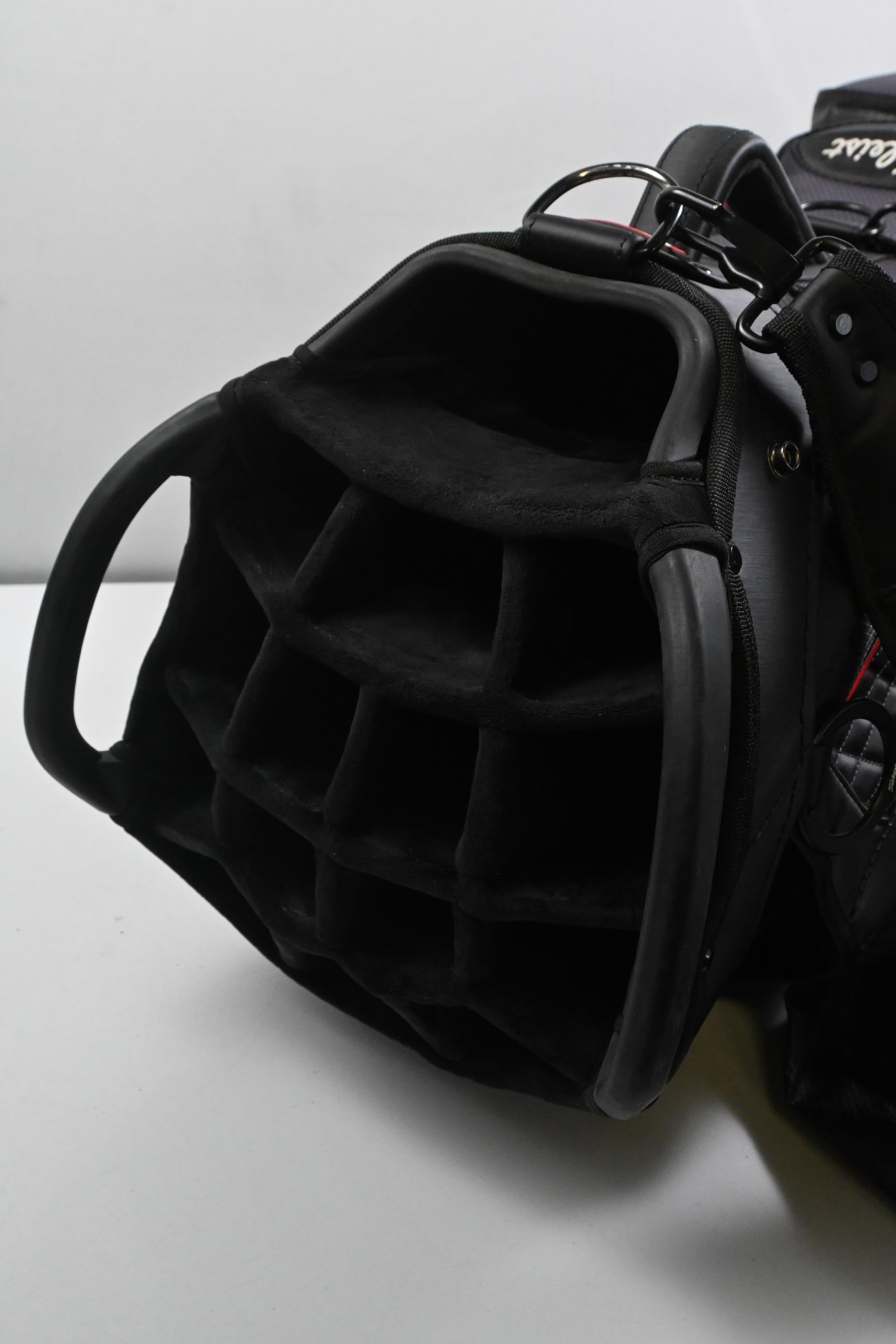 Titleist StaDry Cart Bag / 15-Way Divider / Black, White & Red