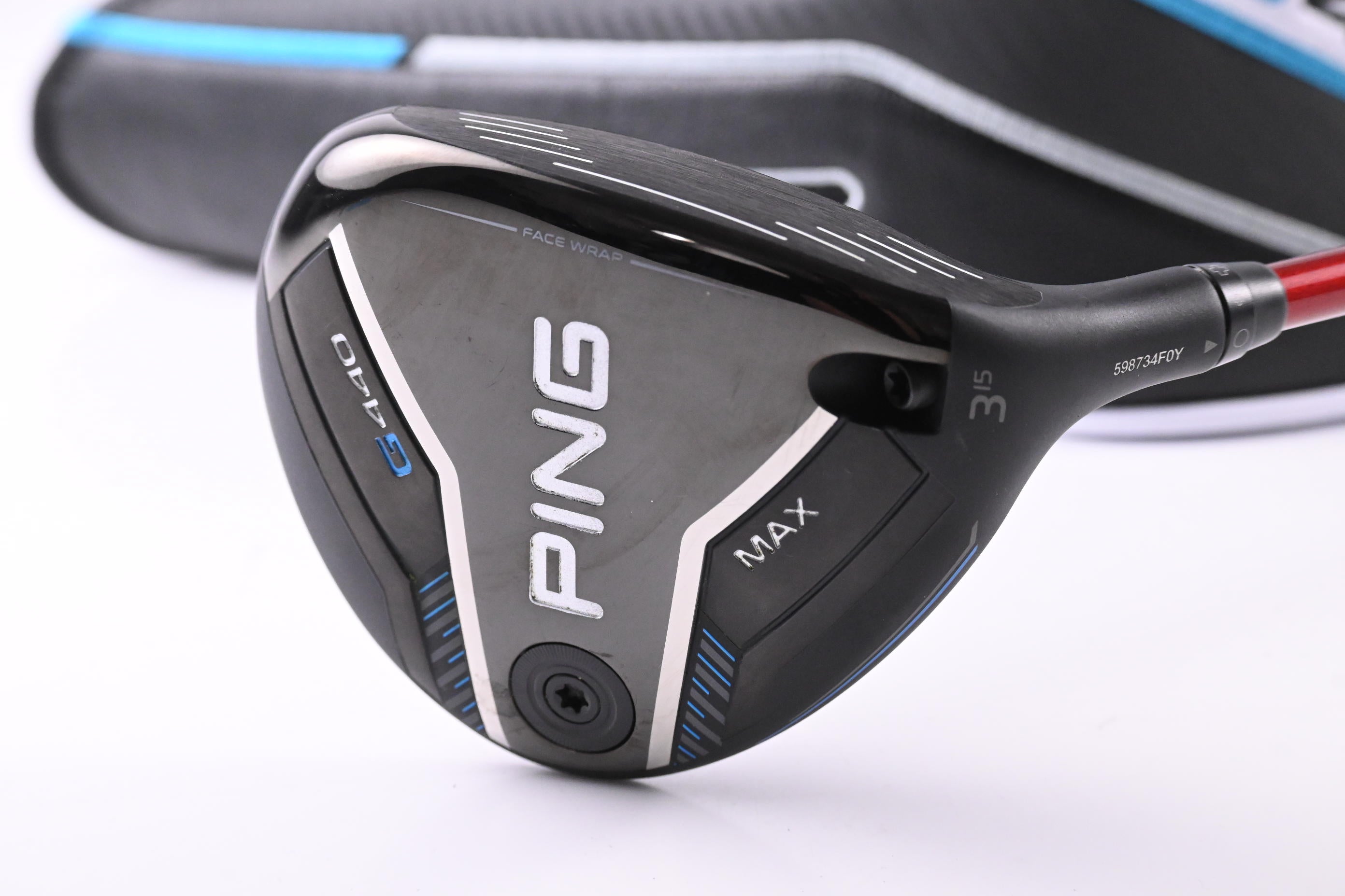 Ping G440 Max #3 Wood / 15 Degree / Stiff Flex Denali Red 70 Shaft