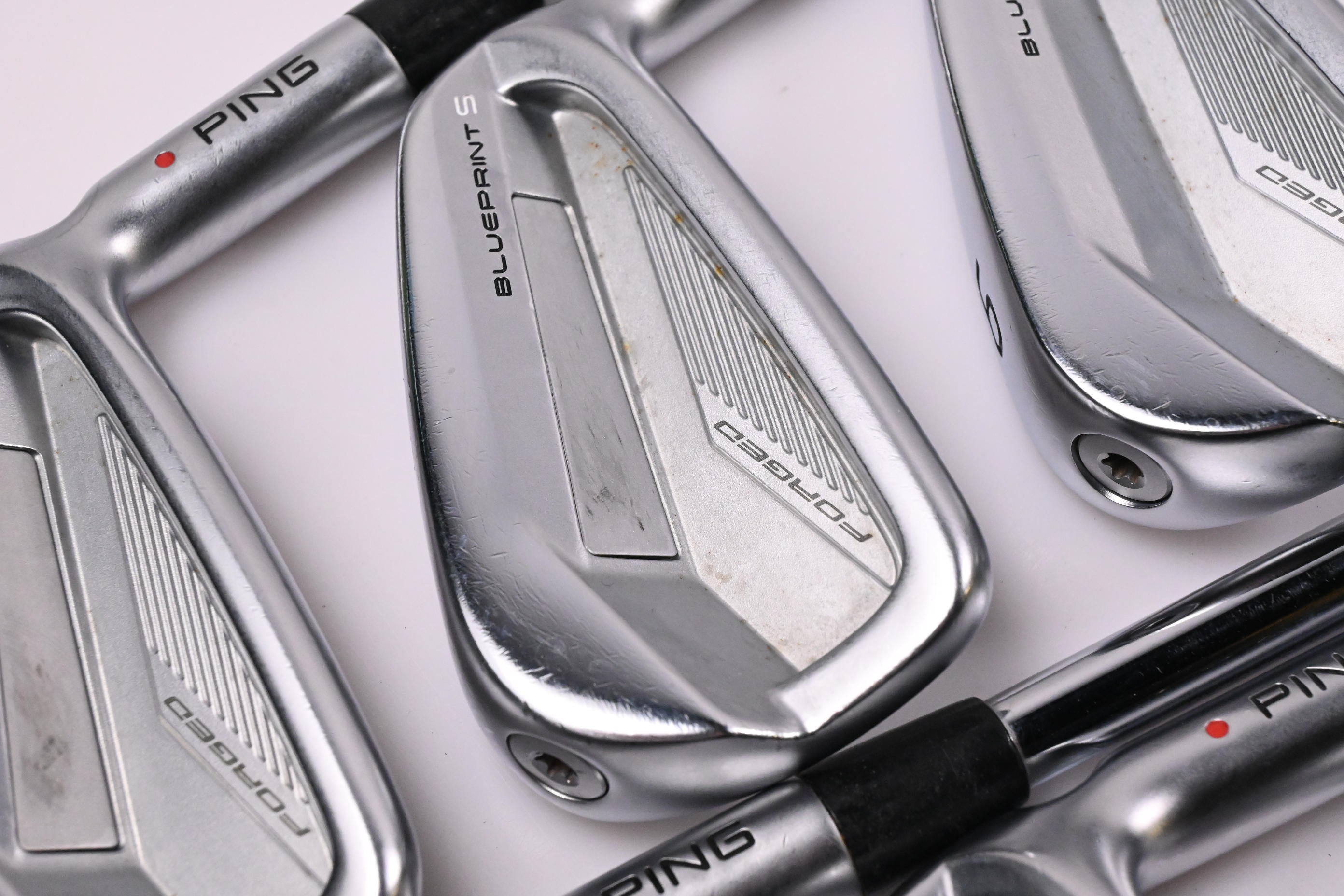 Ping Blueprint S Irons / 4-PW / Red Dot / Stiff Flex KBS Tour 120 Shafts