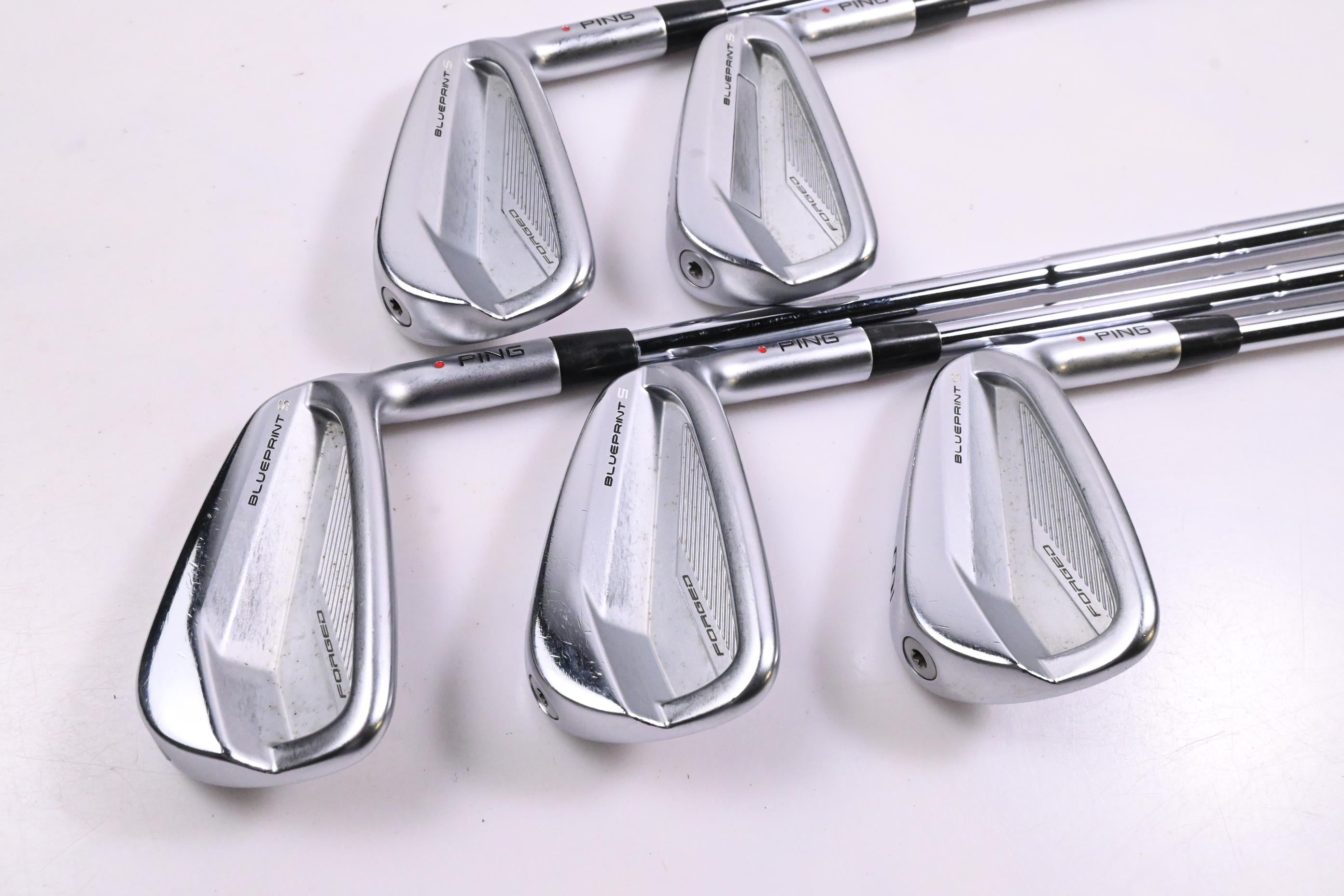Ping Blueprint S Irons / 5-9i / Red Dot / X-Flex Dynamic Gold Mid 115 X100