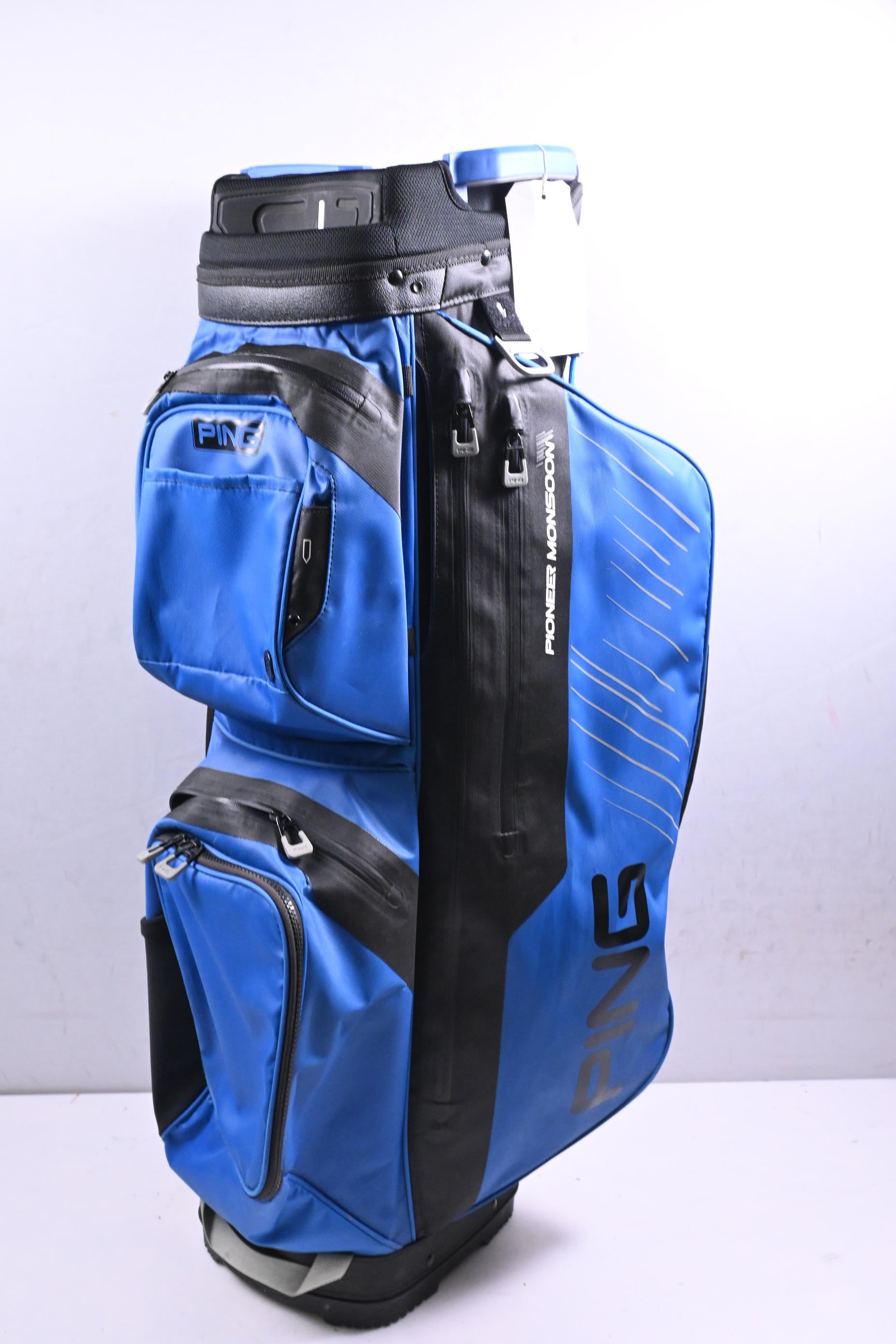 Ping Pioneer Monsoon Cart Bag / 15-Way Divider / Black, Blue