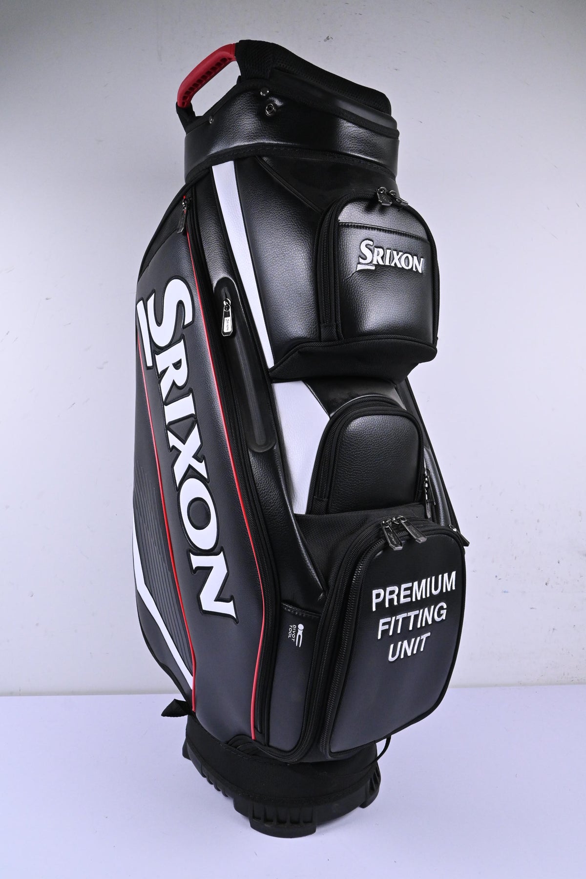 Srixon Cart Bag / 14-Way Divider / Black, White & Red