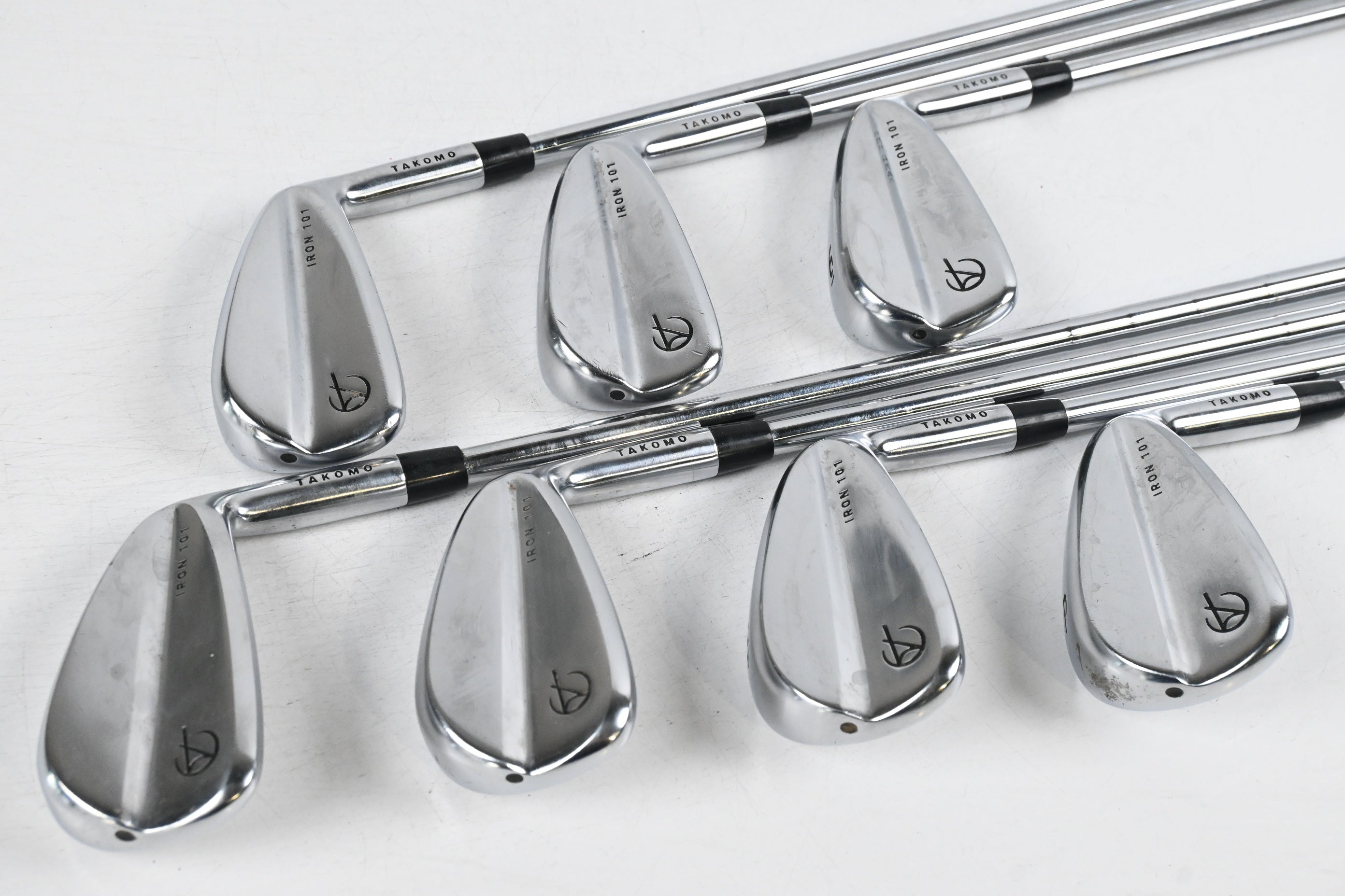 Takomo 101 Irons / 4-PW / Regular Flex KBS Tour Lite Shafts